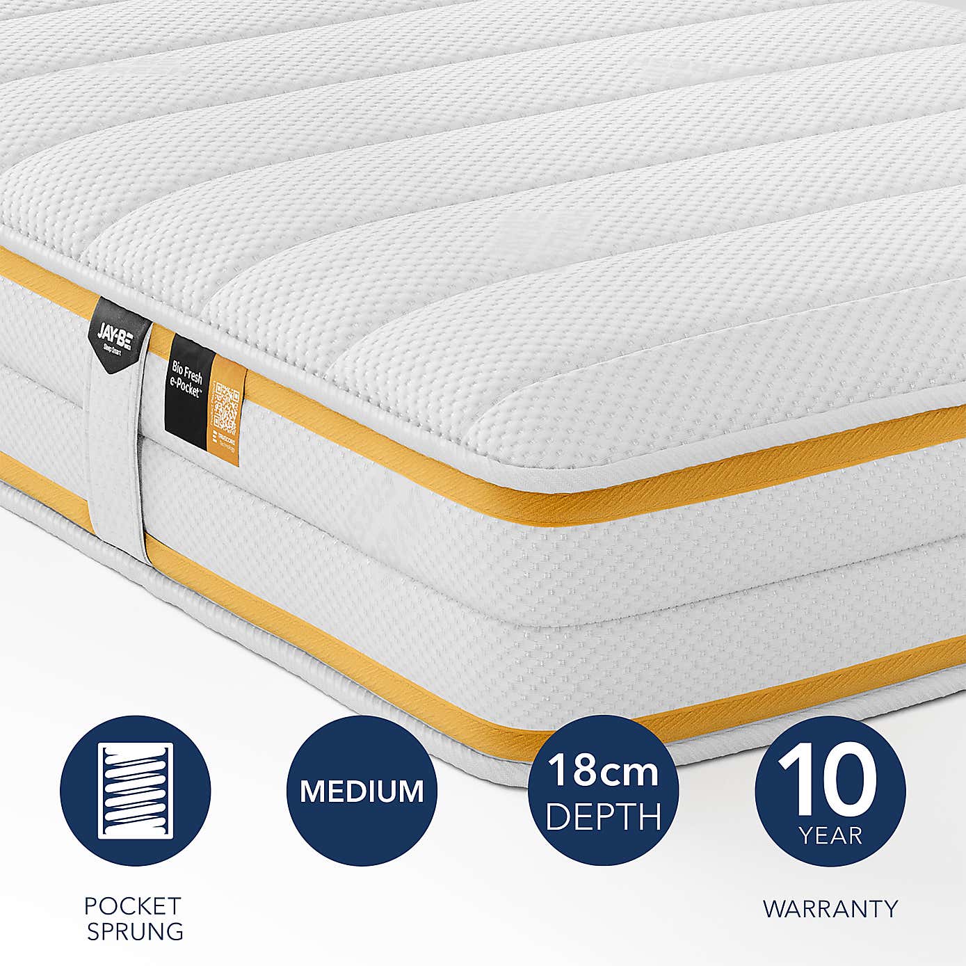 Jay-Be Bio Fresh E-Pocket Kids Mattress