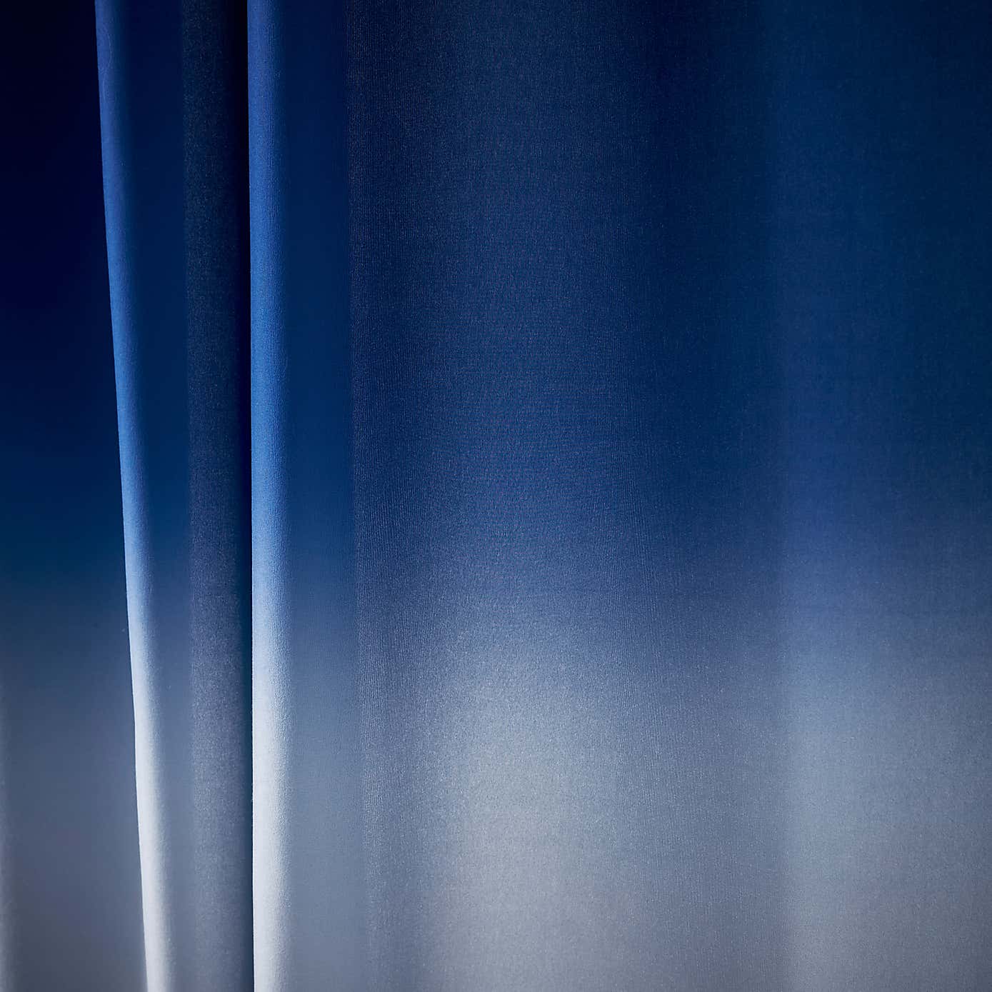 Ombre Blue Shower Curtain