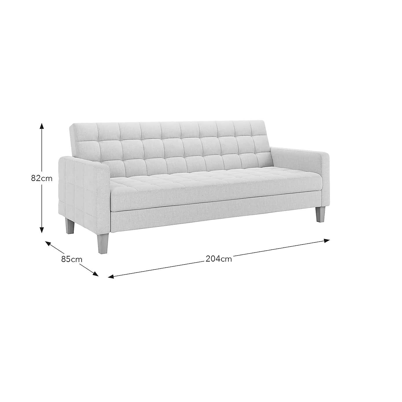 Harlow Storage Double Sofa Bed, Flatweave