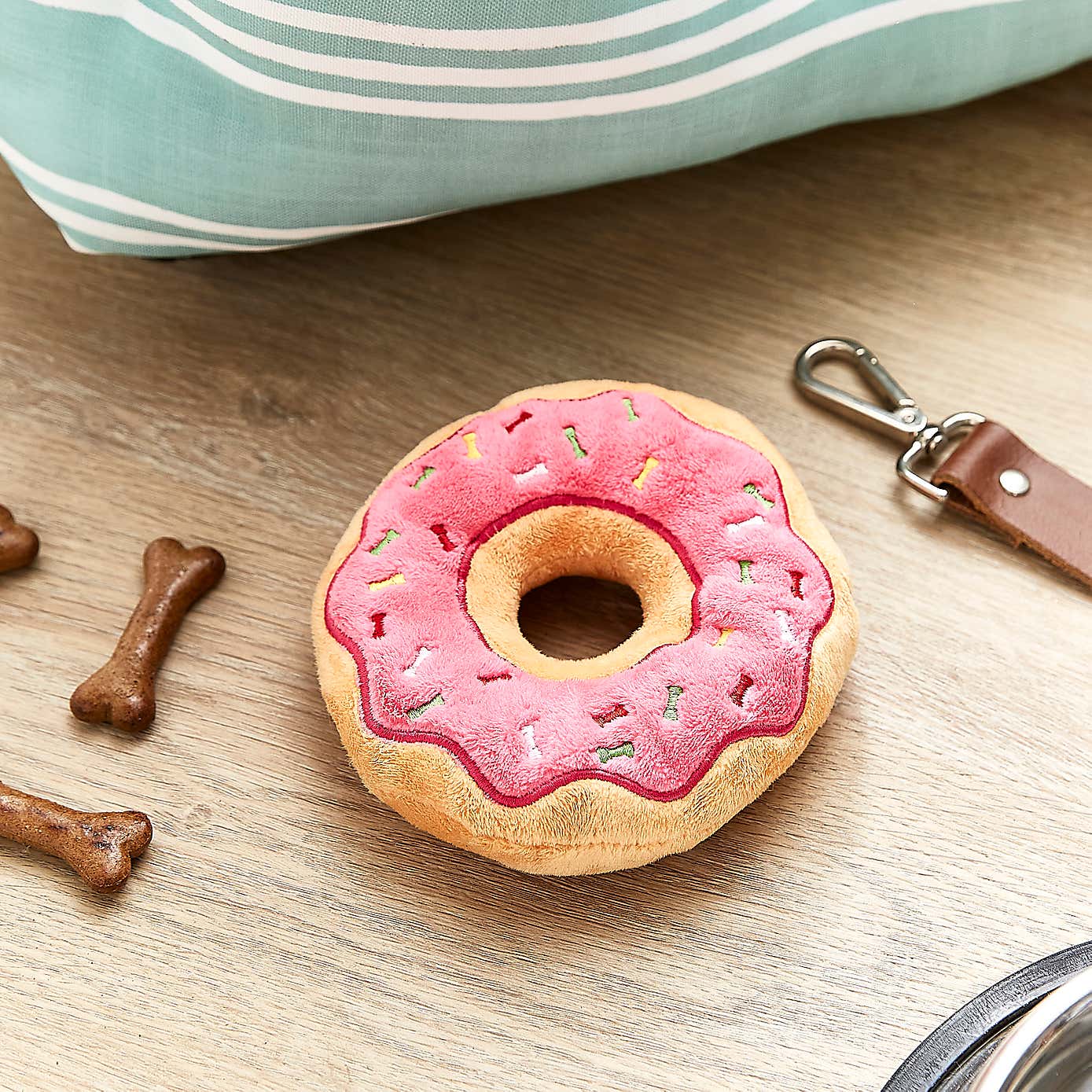 Donut Pet Toy with Squeaker