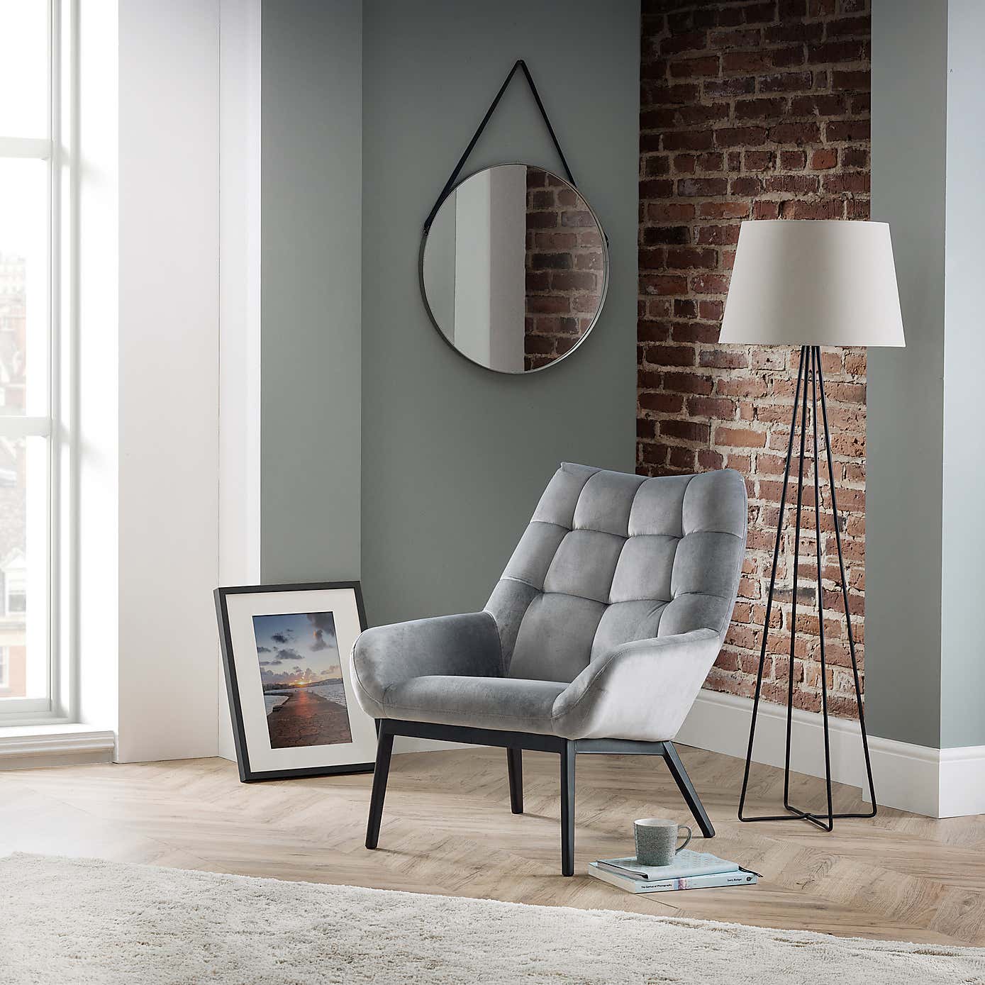 Lucerne Occasional Chair, Velvet