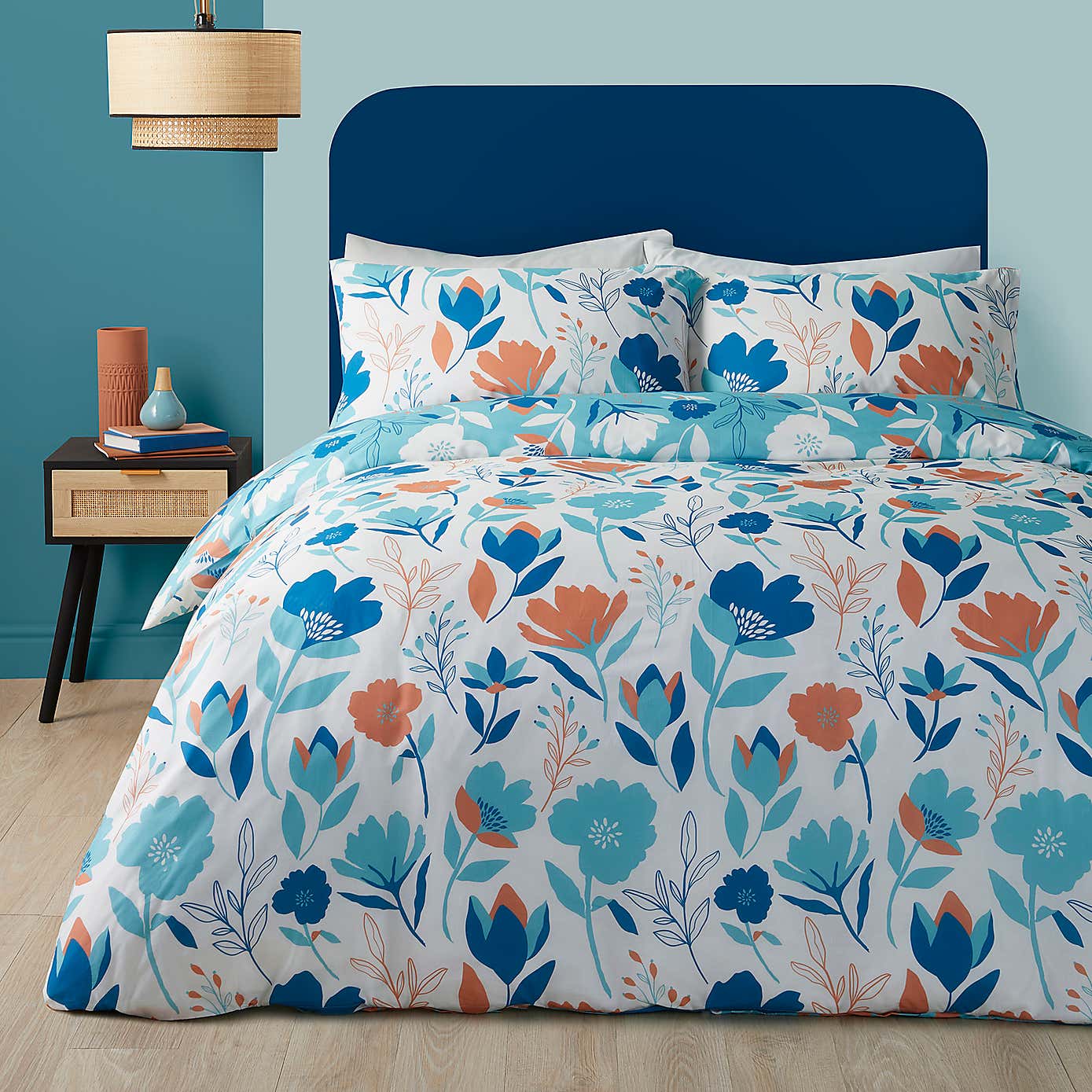 Fusion Luna Reversible Duvet Cover and Pillowcase Set