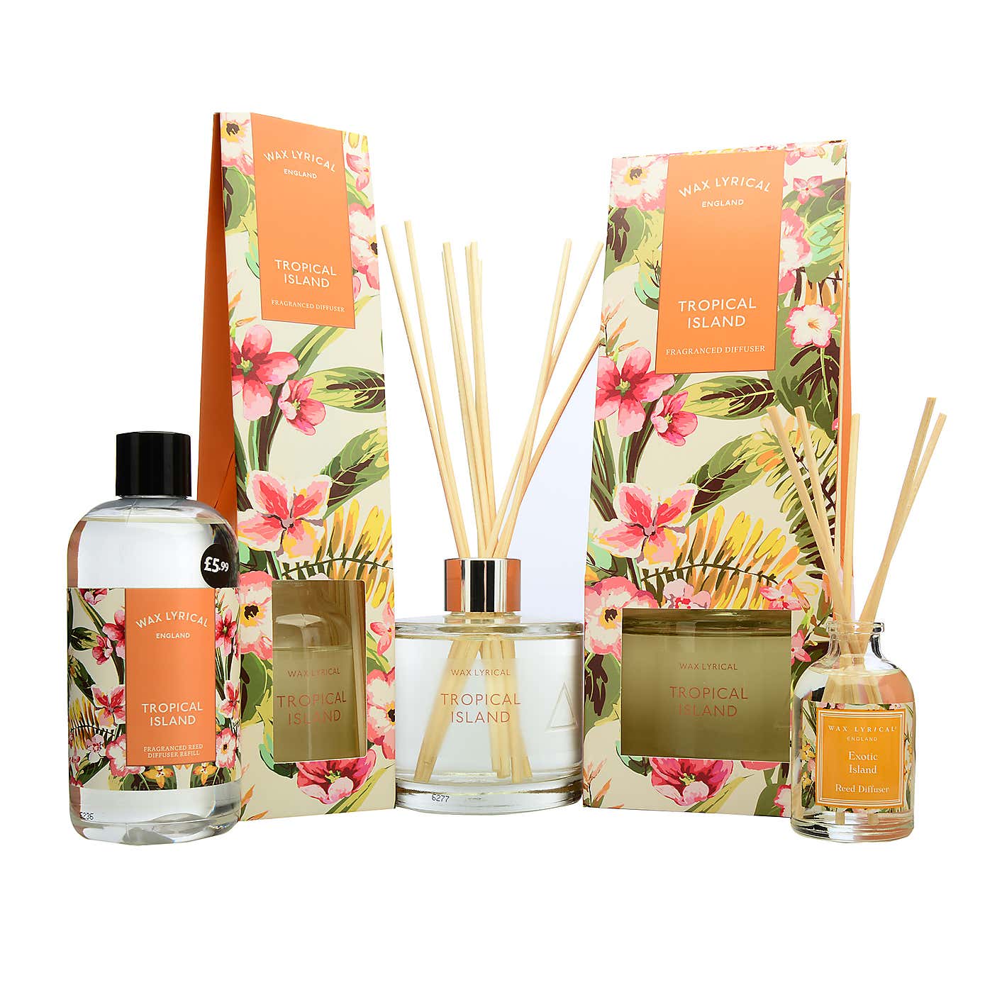 Wax Lyrical Exotic Island 250ml Reed Diffuser Refill