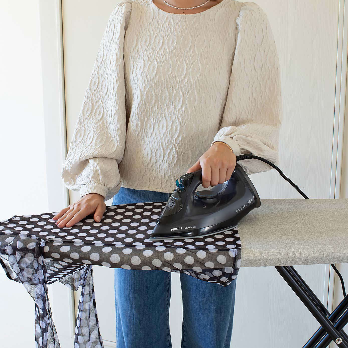 Brabantia Denim Grey Ironing Board Cover 124x38cm