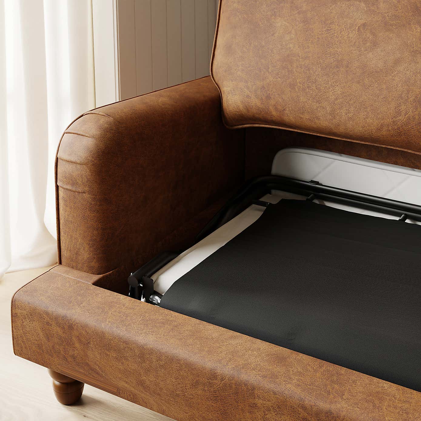 Relaxed Faux Leather Fabric Sample