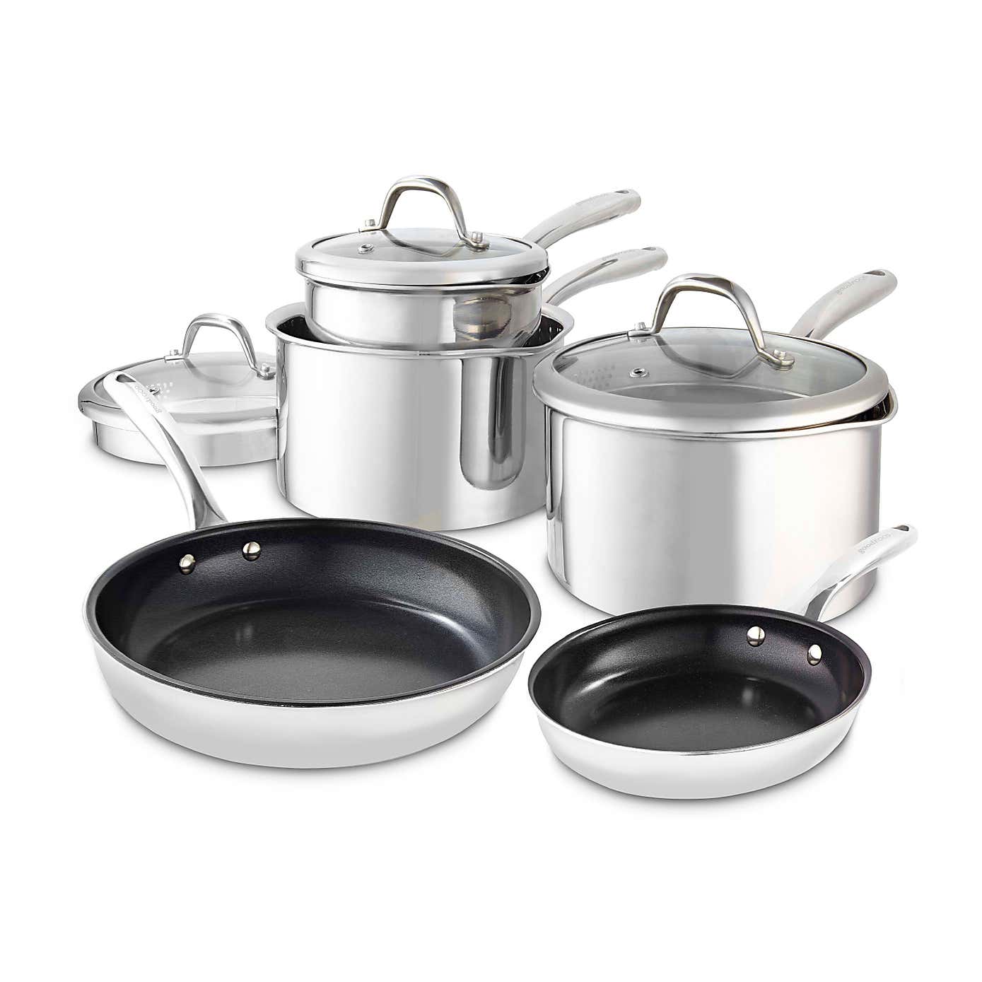 Good Food Tri Ply 5 Piece Cookware Set