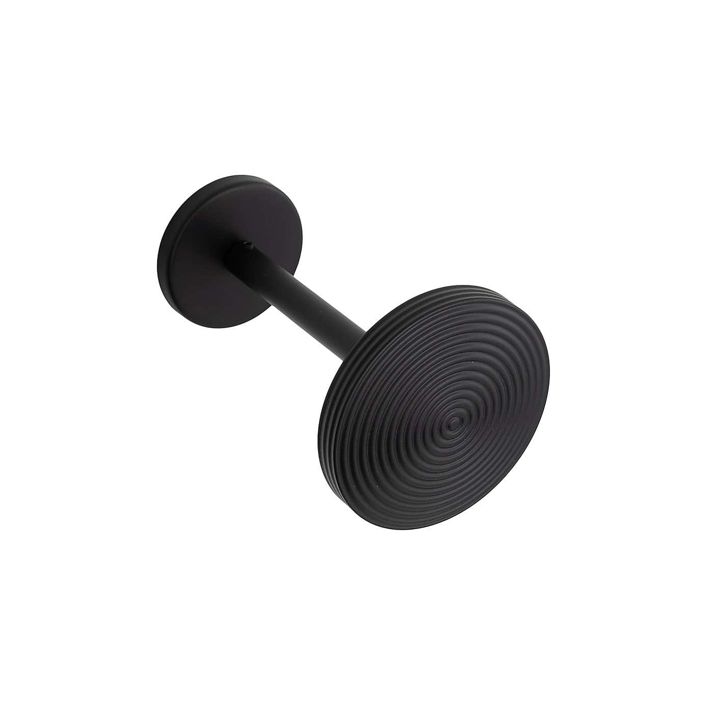 Ribbed Metal Curtain Holdbacks