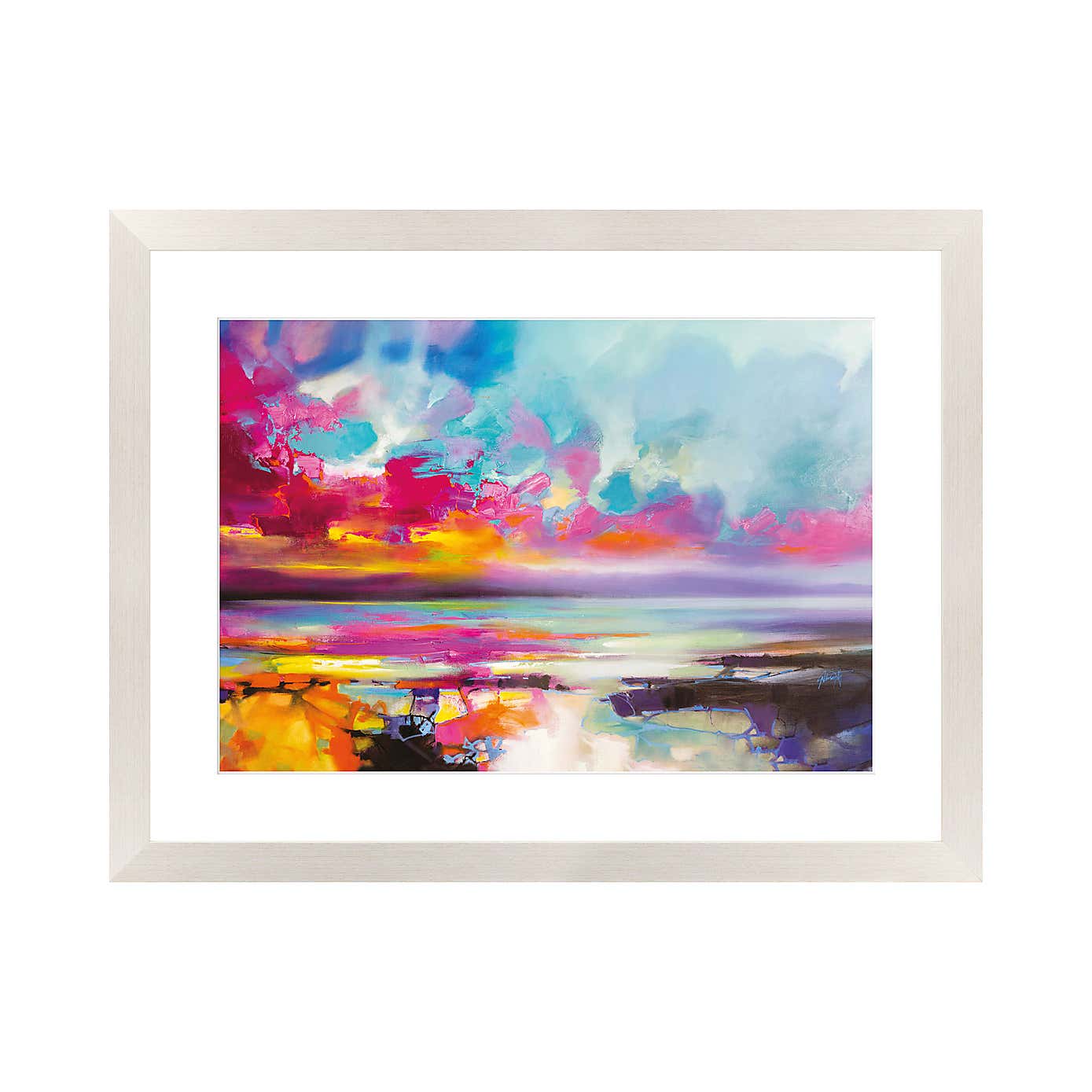 The Art Group Da Capo Magenta Framed Print