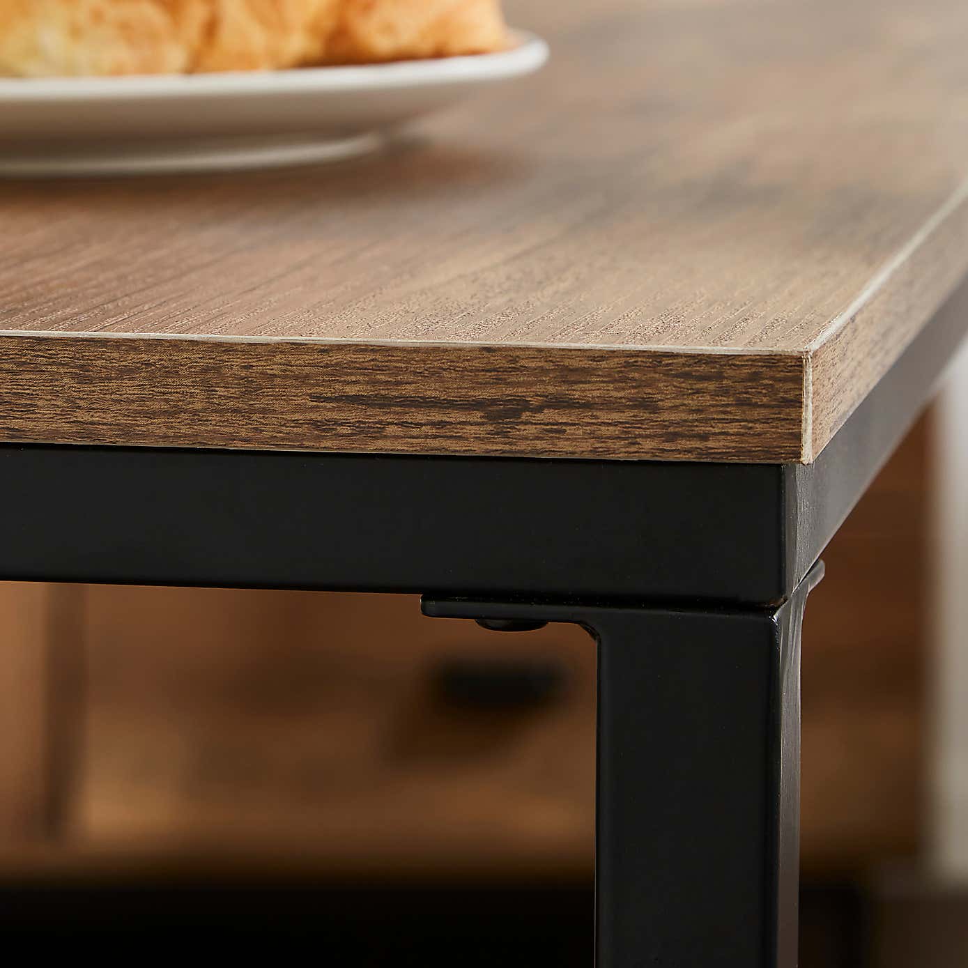 Charlie 4 Seater Rectangular Dining Bench Set