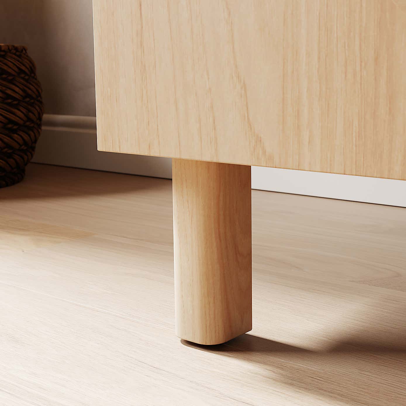 Aldo Triple Wardrobe, Light Oak