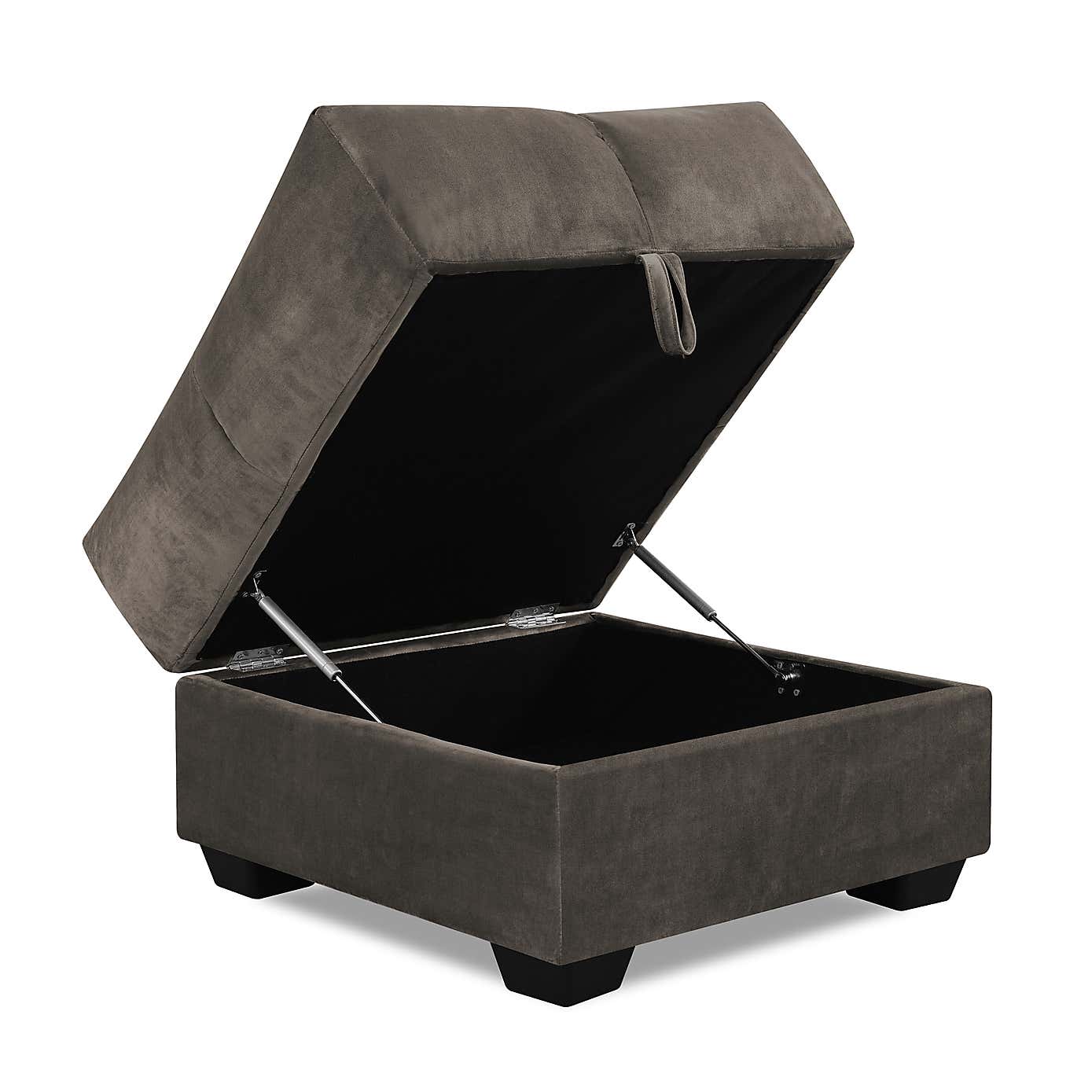 Margo Velvet Storage Ottoman