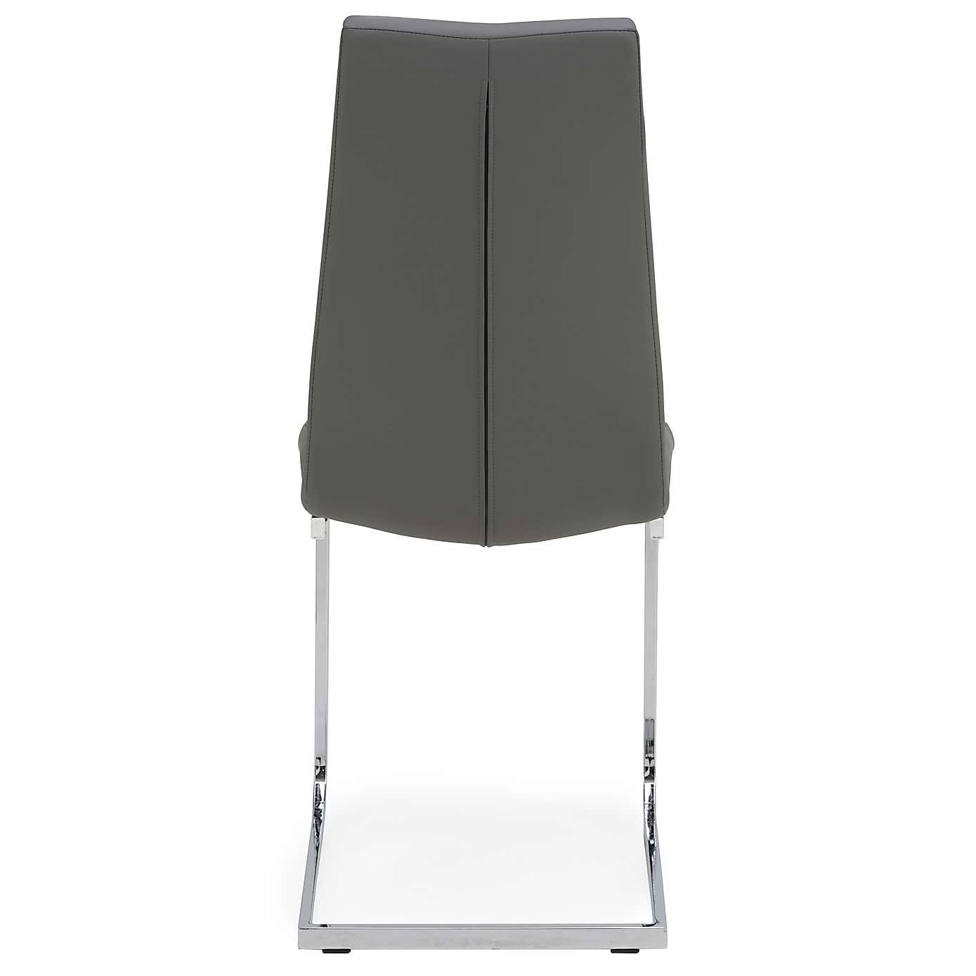 Set of 2 Jamison Dining Chairs, Faux Leather