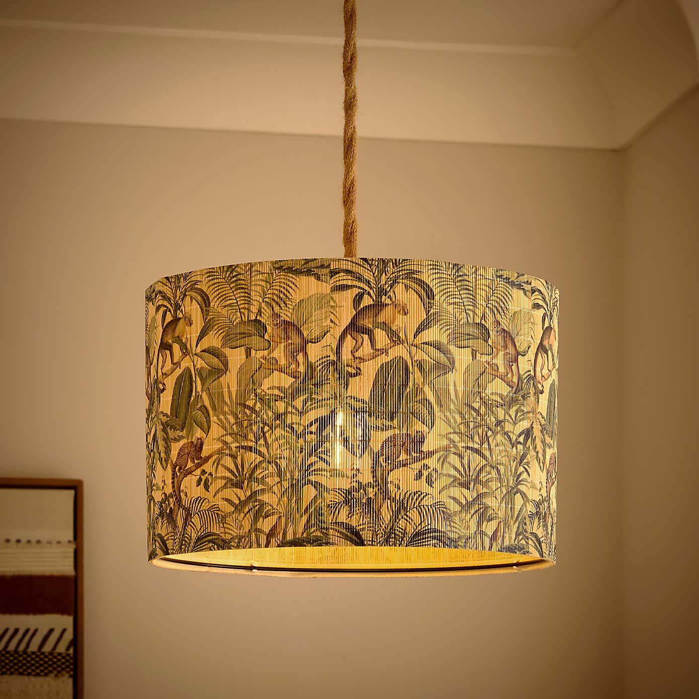 Jungle Luxe Easy Fit Drum Lamp Shade