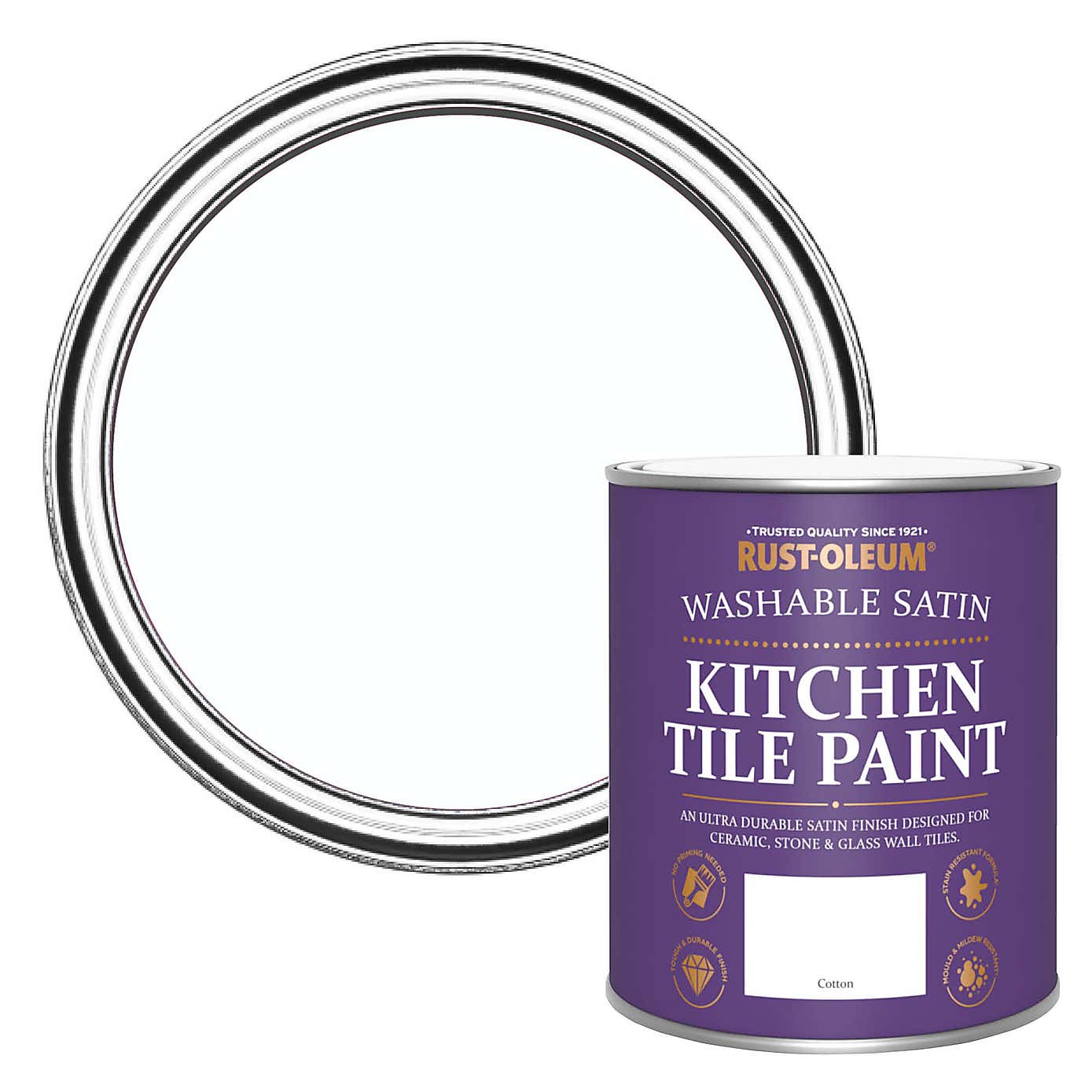 Rust-Oleum Cotton Satin Kitchen Tile Paint