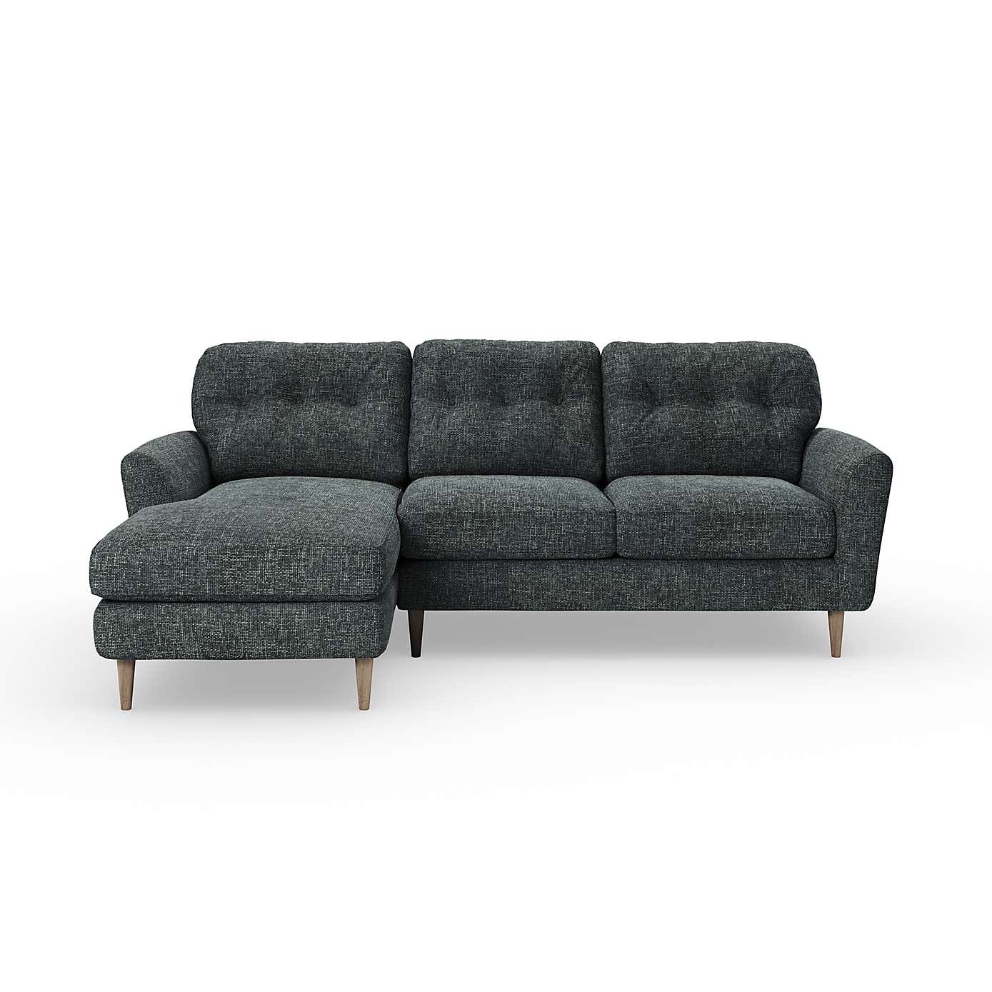 Sven Chunky Chenille Large Corner Chaise Sofa