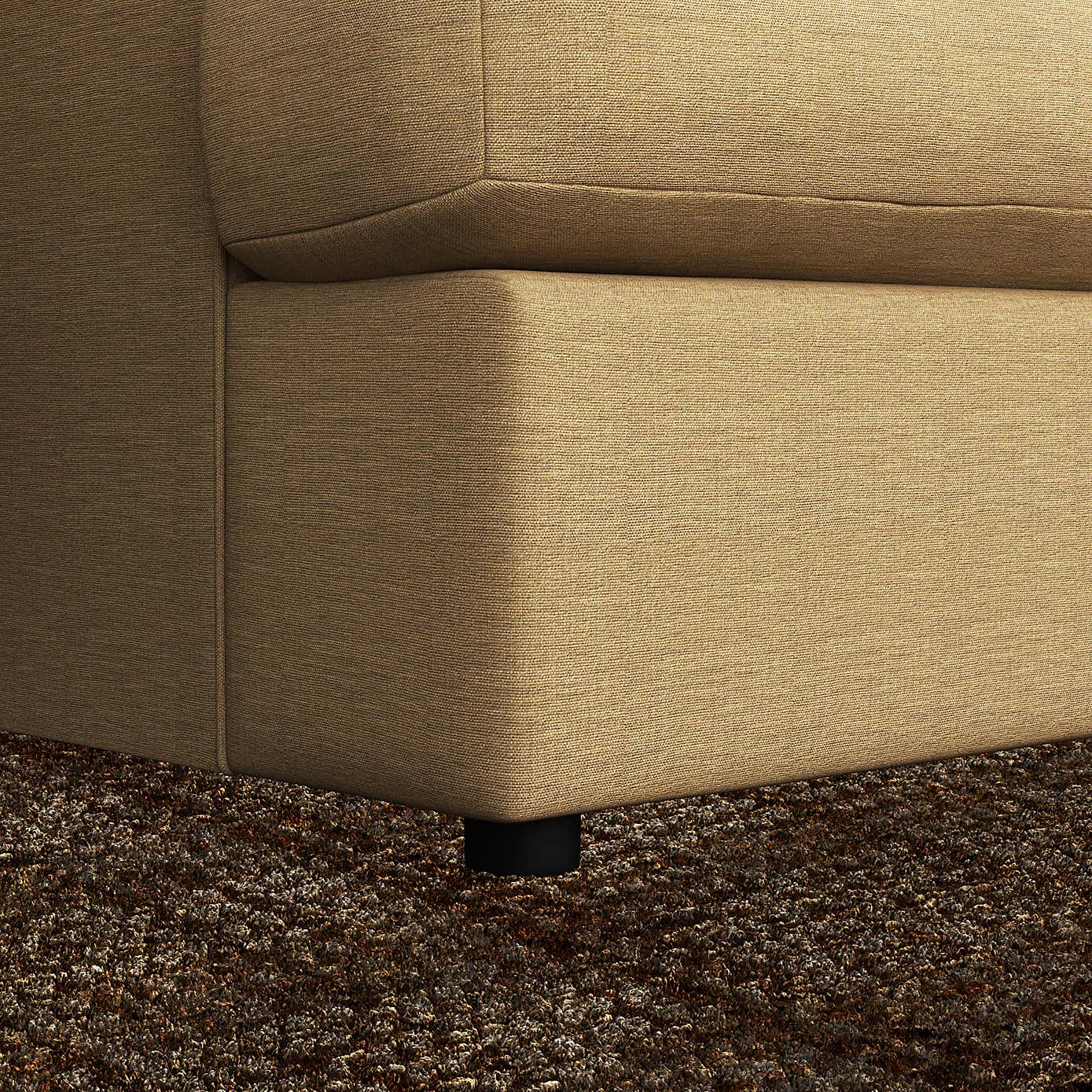 Martha Slub Faux Linen 2 Seater Double Sofa Bed