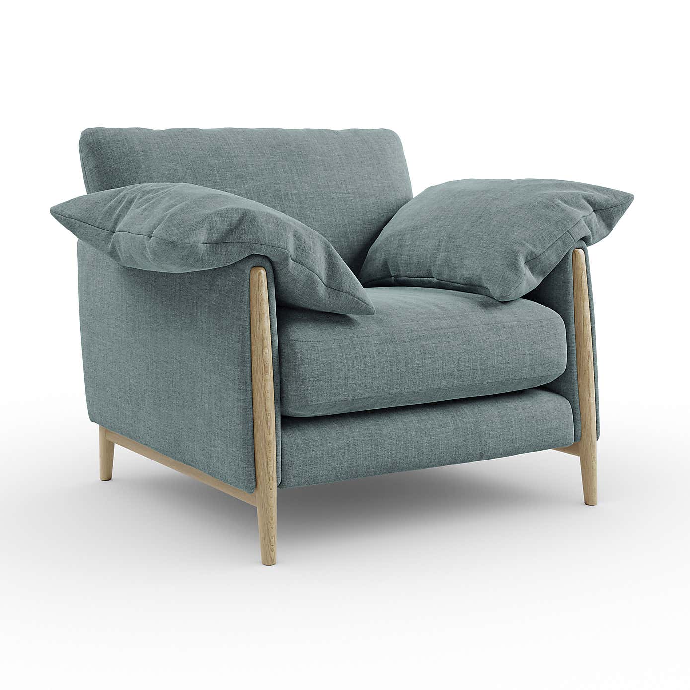 Hector Tonal Plush Chenille Snuggle Chair