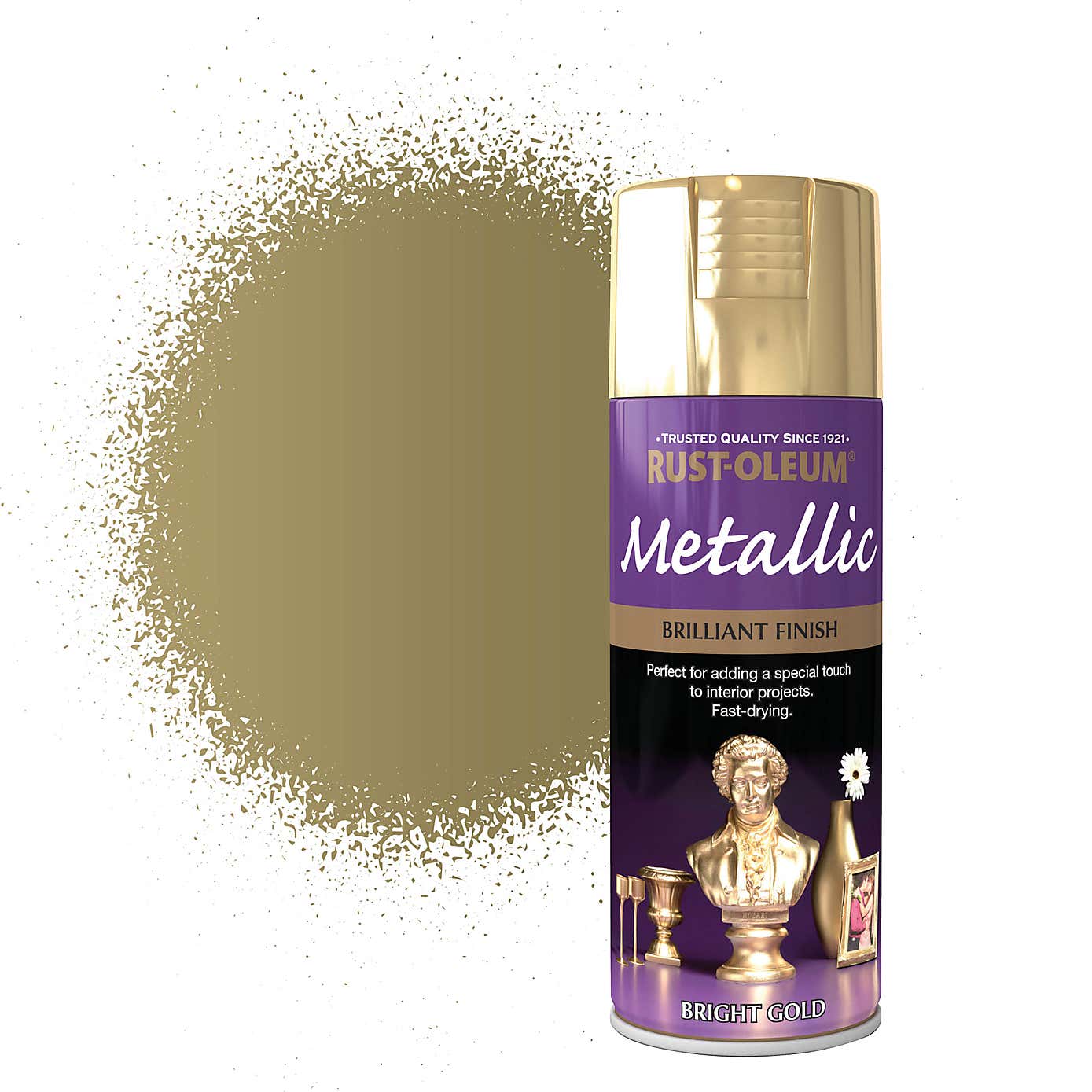 Rust-Oleum Bright Gold Metallic Spray Paint
