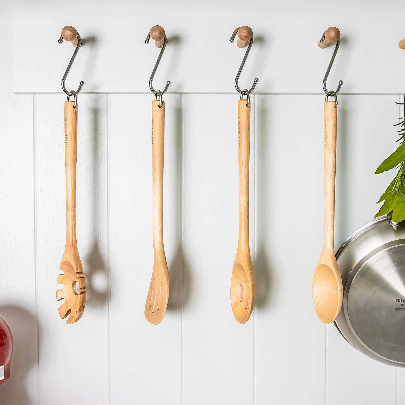 KitchenAid Birchwood 4 Piece Utensil Set