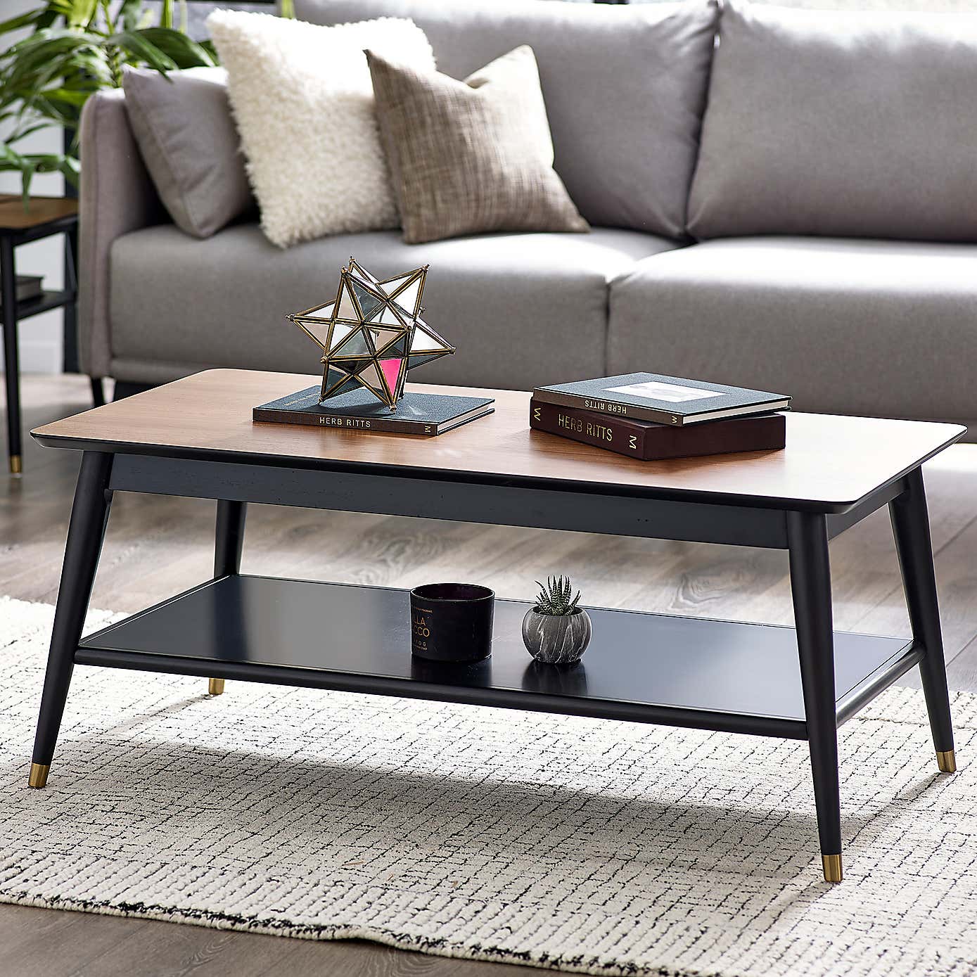 Findlay Coffee Table With Shelf