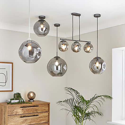 Alexis Smoked Flush Fitting, 25cm