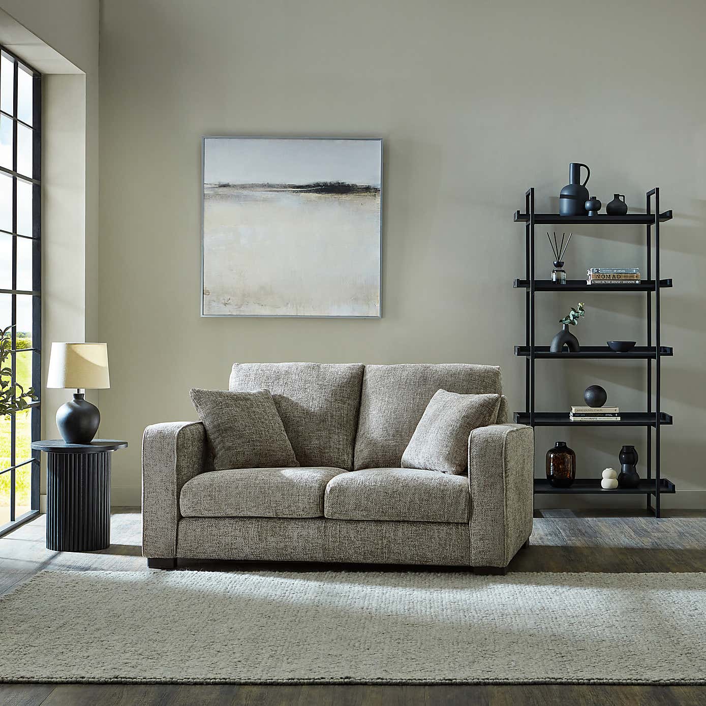Carson Chunky Chenille 2 Seater Sofa