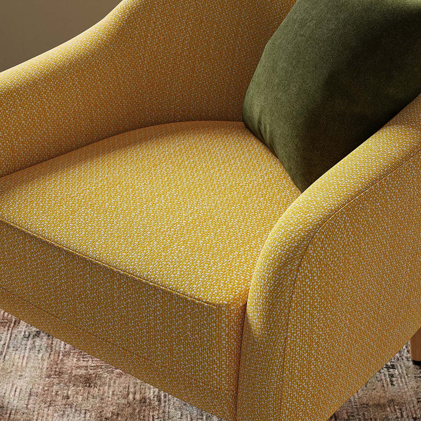 Kaspar Wooly Textured Tub Chair