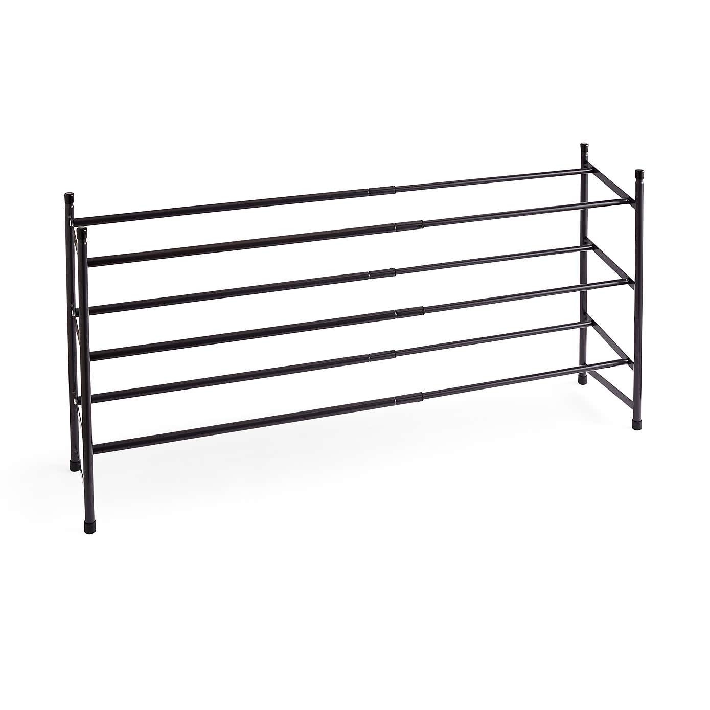3 Tier Extendable Metal Shoe Rack