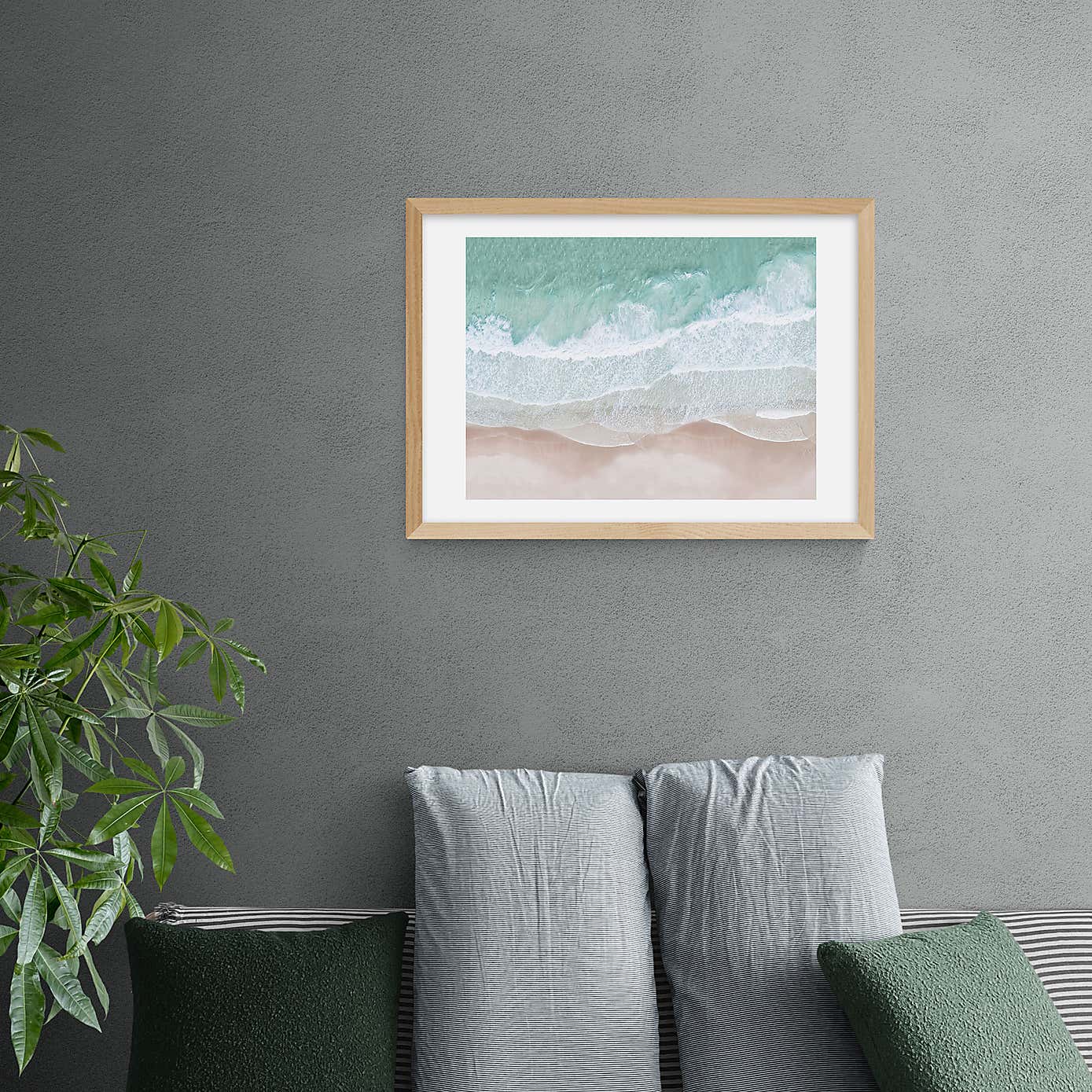 East End Prints Aerial Ocean Print