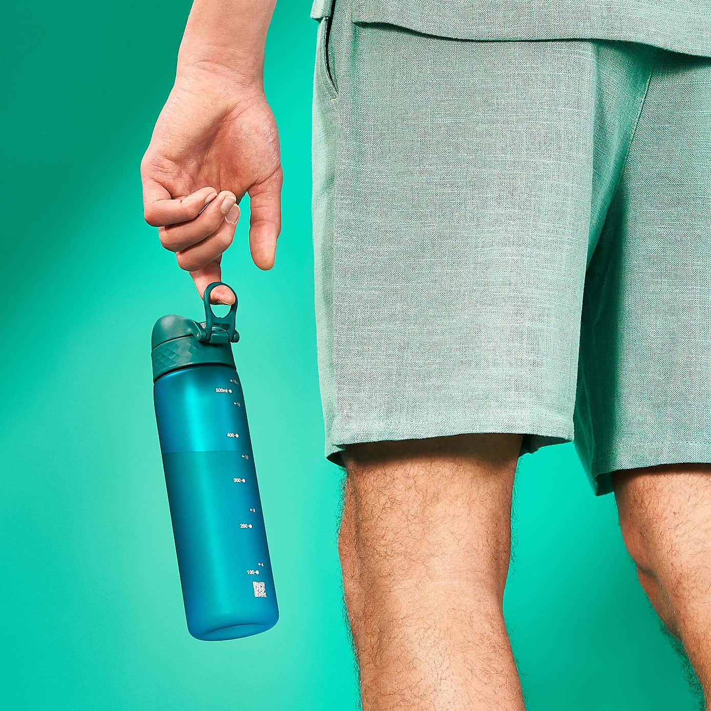 Ion8 Leak Proof Slim Water Bottle, 500ml