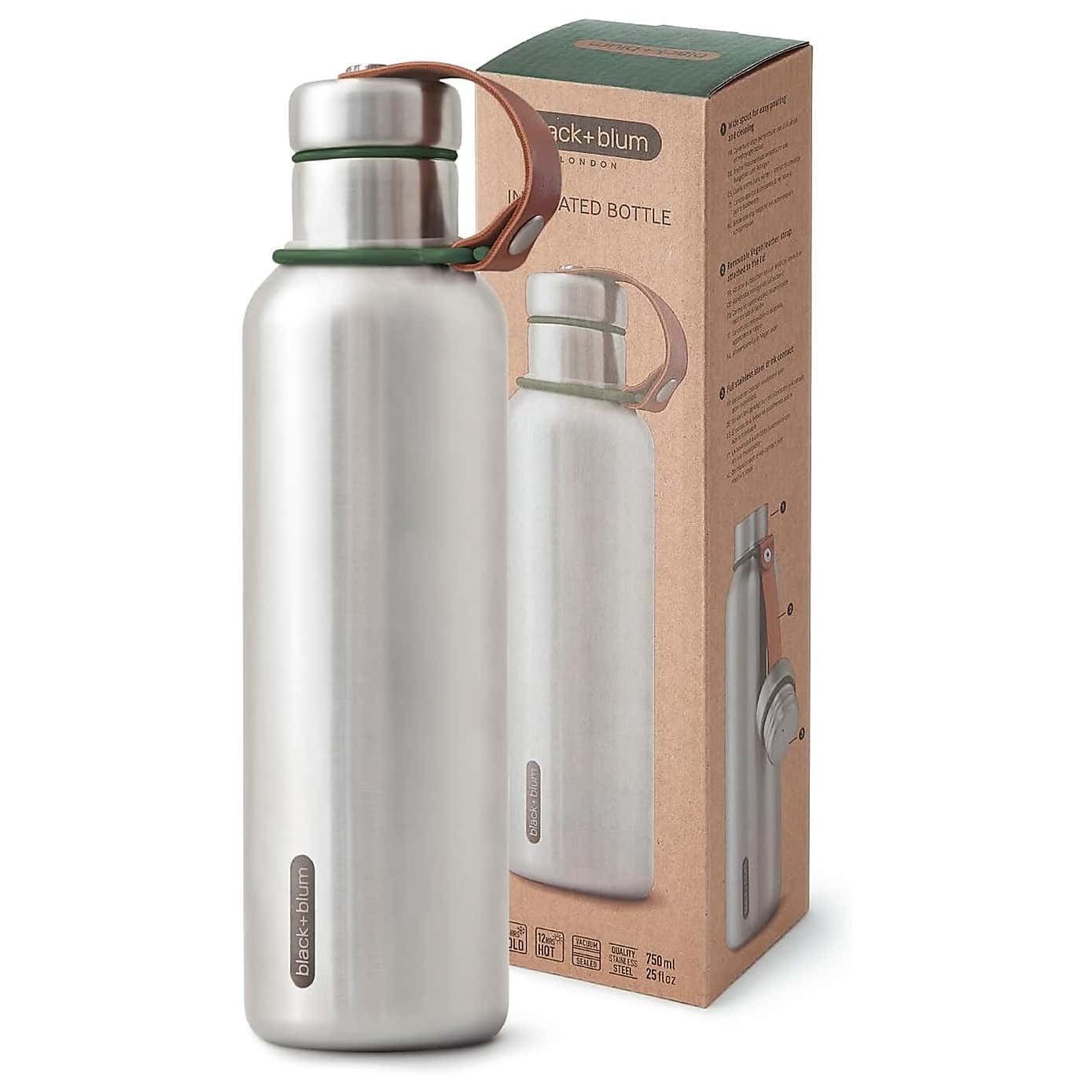 Black and Blum Insulated Water Bottle