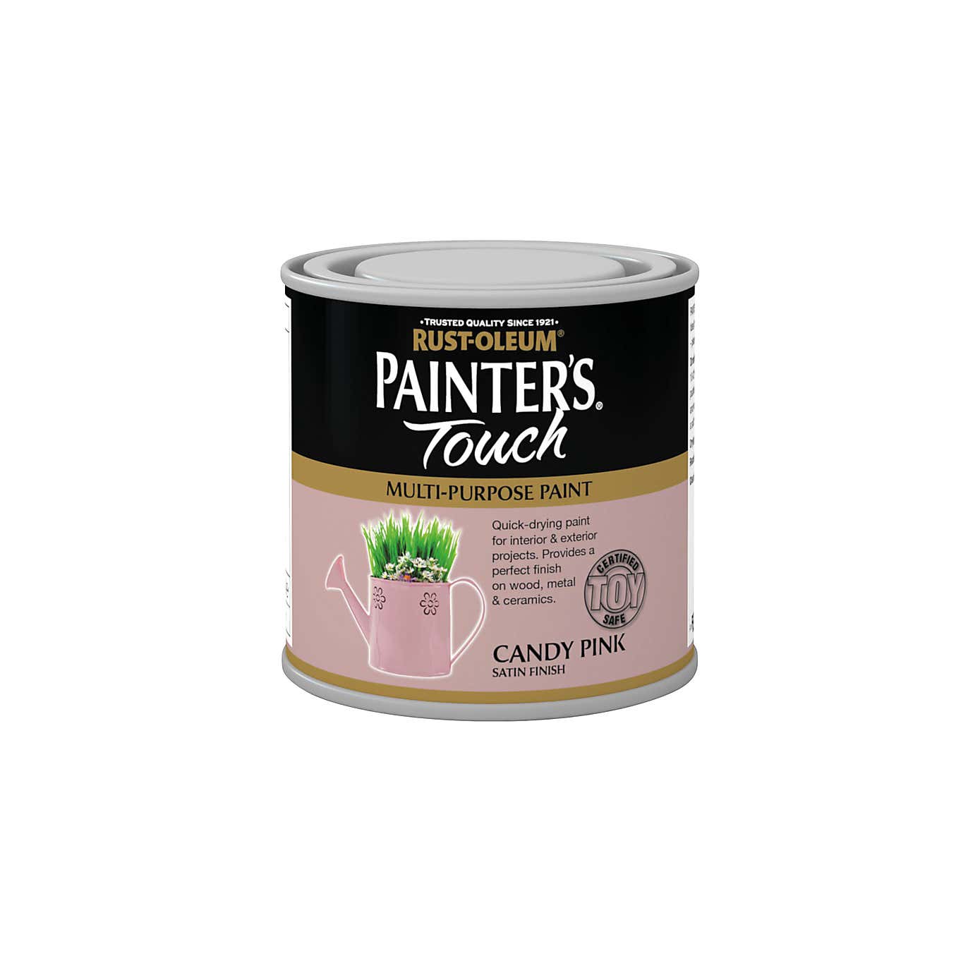 Rust-Oleum Candy Pink Gloss Painter's Touch Toy Safe Paint 250ml