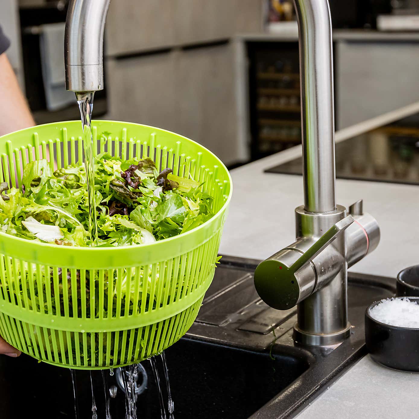 Manual Plastic Large Salad Spinner