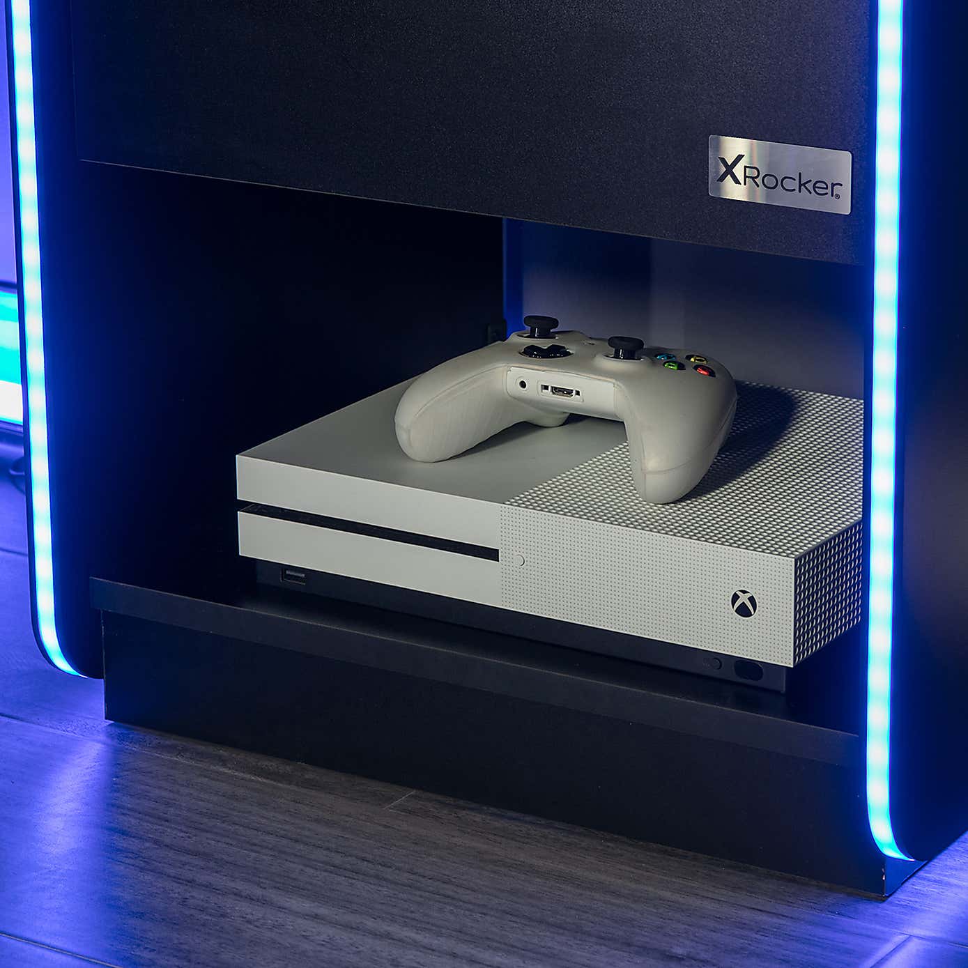 Electra Bedside Table with Wireless Charging and LED Lights