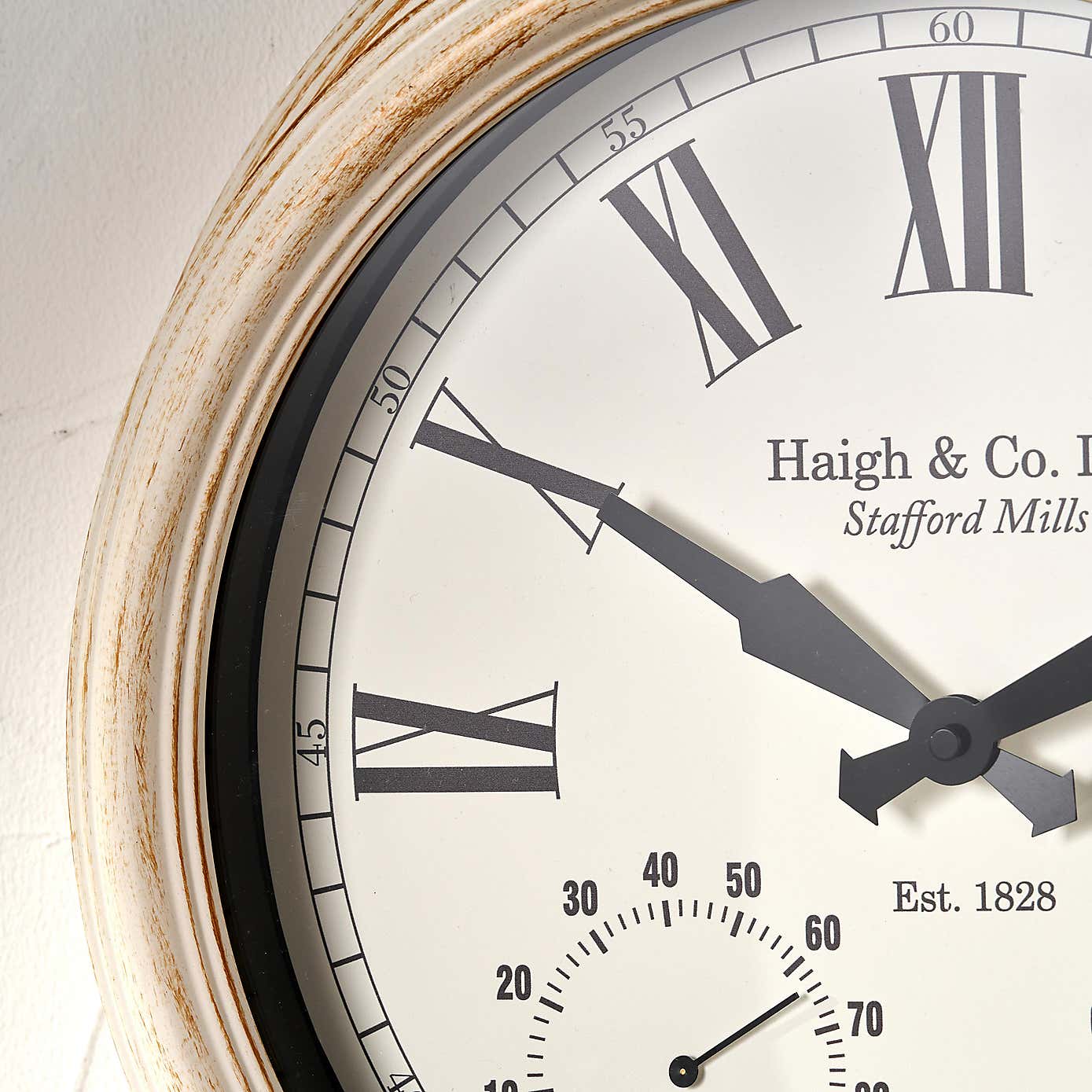 Retro Gauge Indoor Outdoor Wall Clock