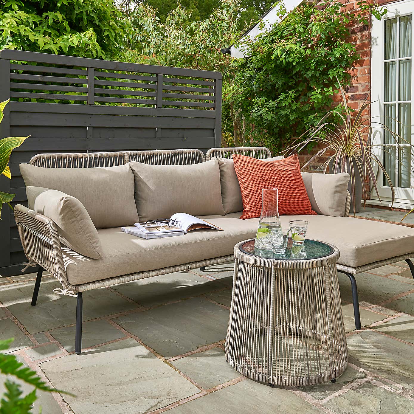 Elland 3 Seater Corner Sofa Set