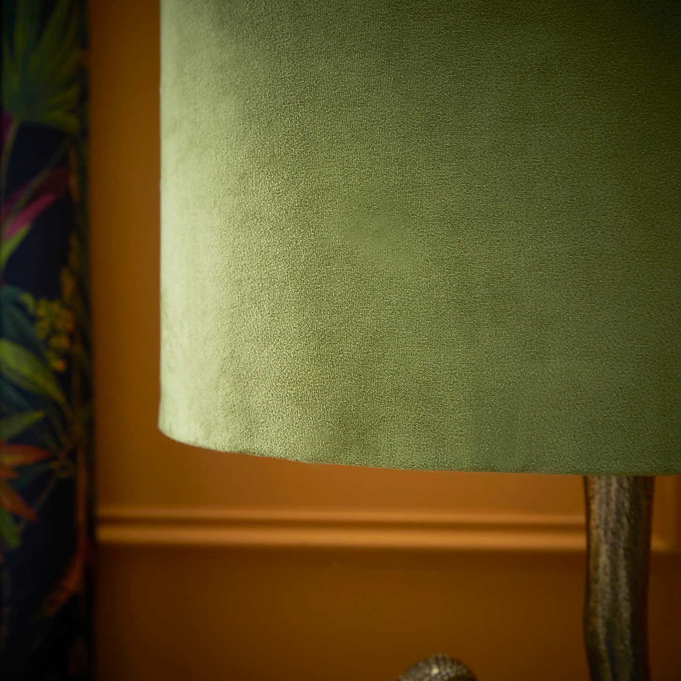 Gold Parrot Tripod Floor Lamp