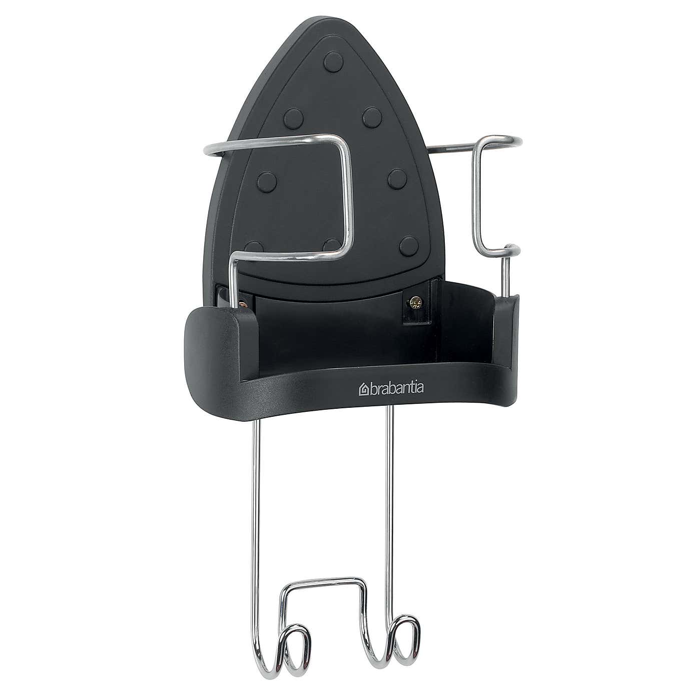 Brabantia Ironing Board Hanger and Iron Store in Black