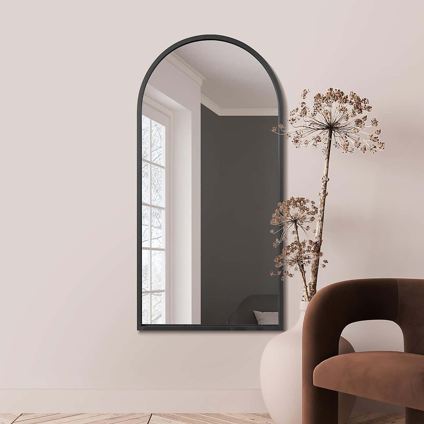 Arcus Arched Indoor Outdoor Full Length Wall Mirror