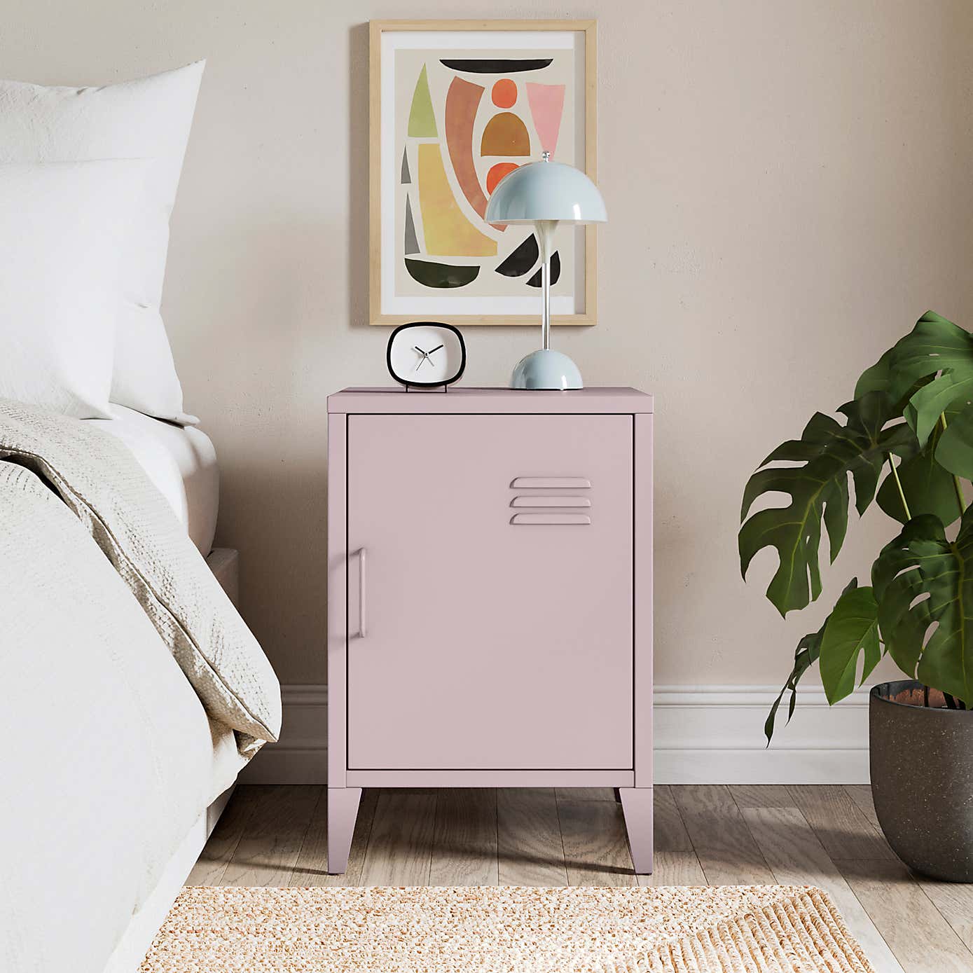 Helga Metal Bedside Table