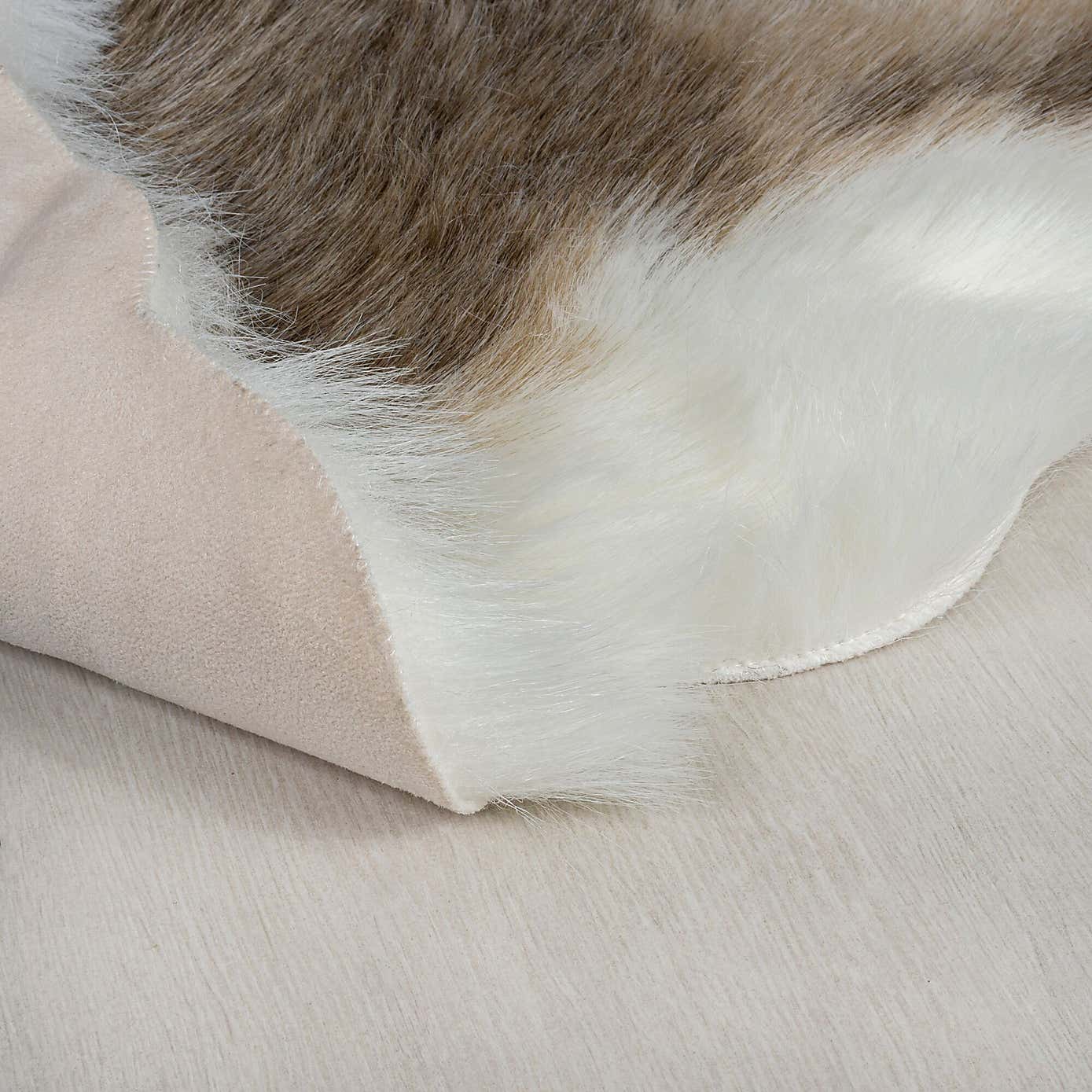 Reindeer Faux Fur Rug