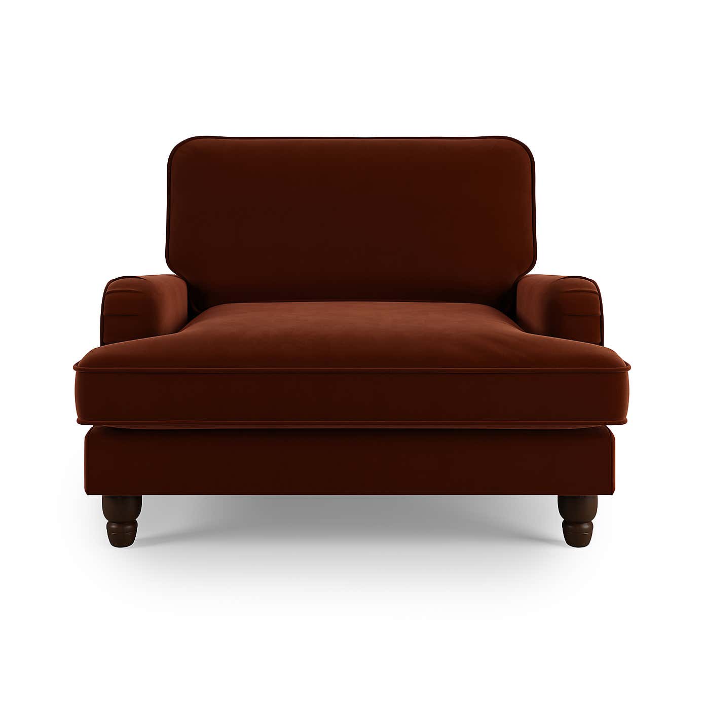 Beatrice Matte Velvet Snuggle Single Sofa Bed