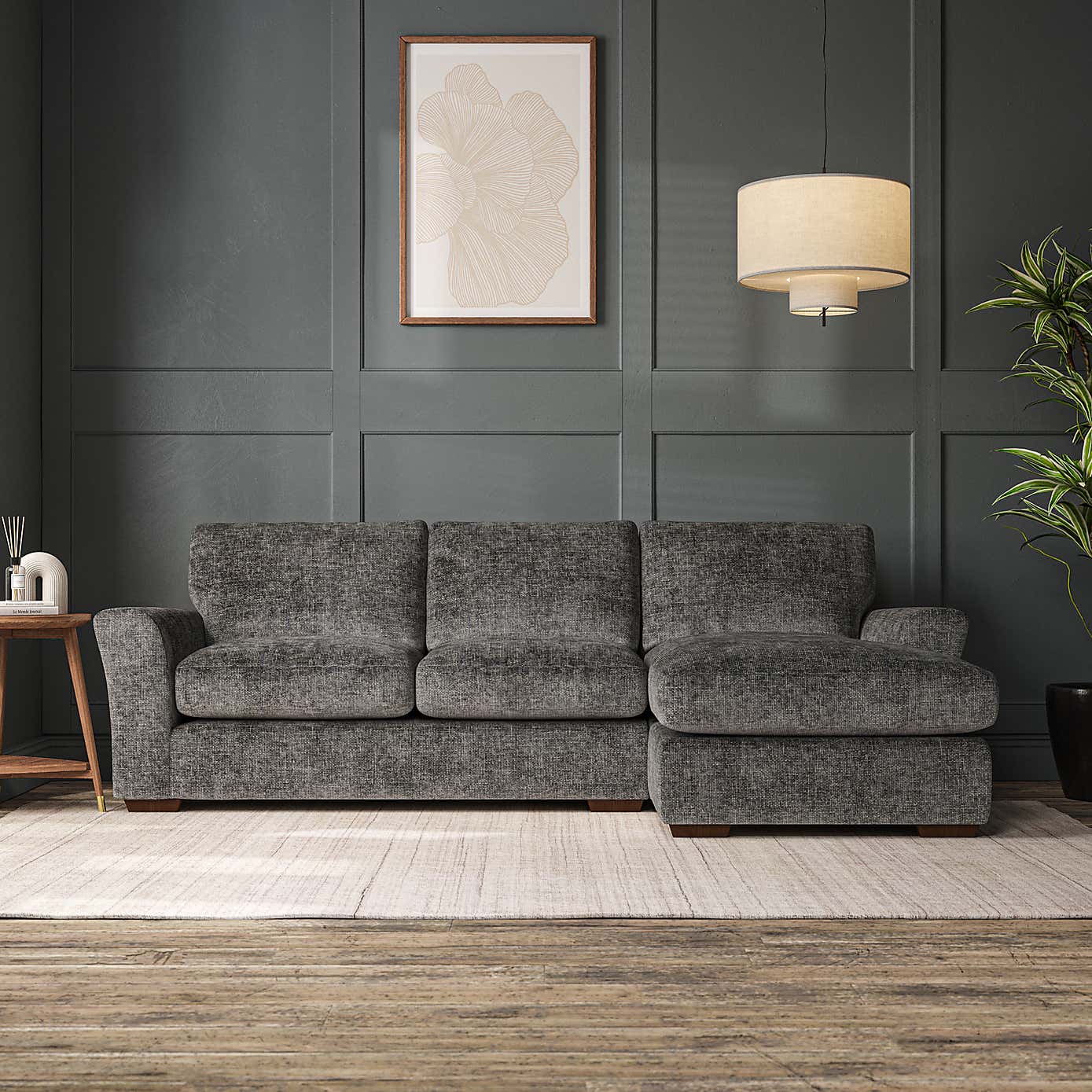 Lena 4 Seater Corner Chaise Sofa