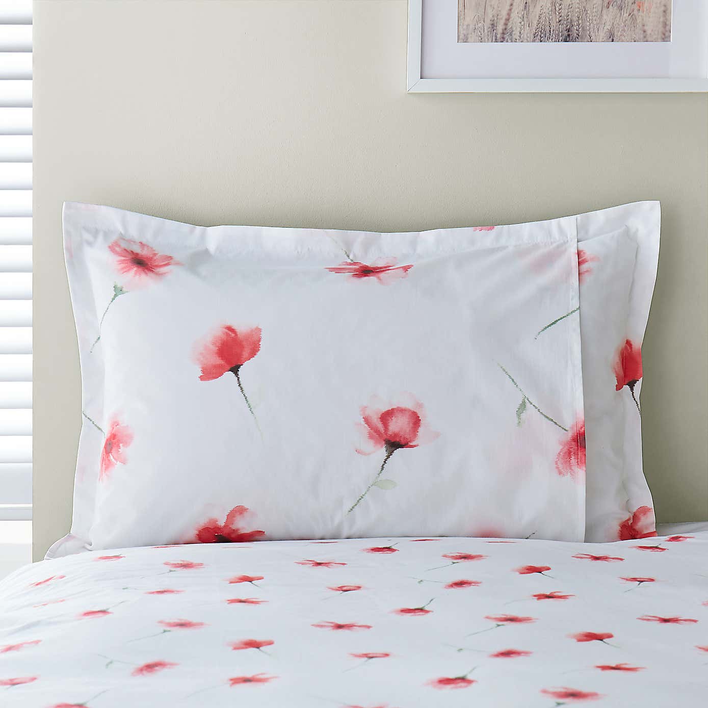 Lexi Poppy Oxford Pillowcase