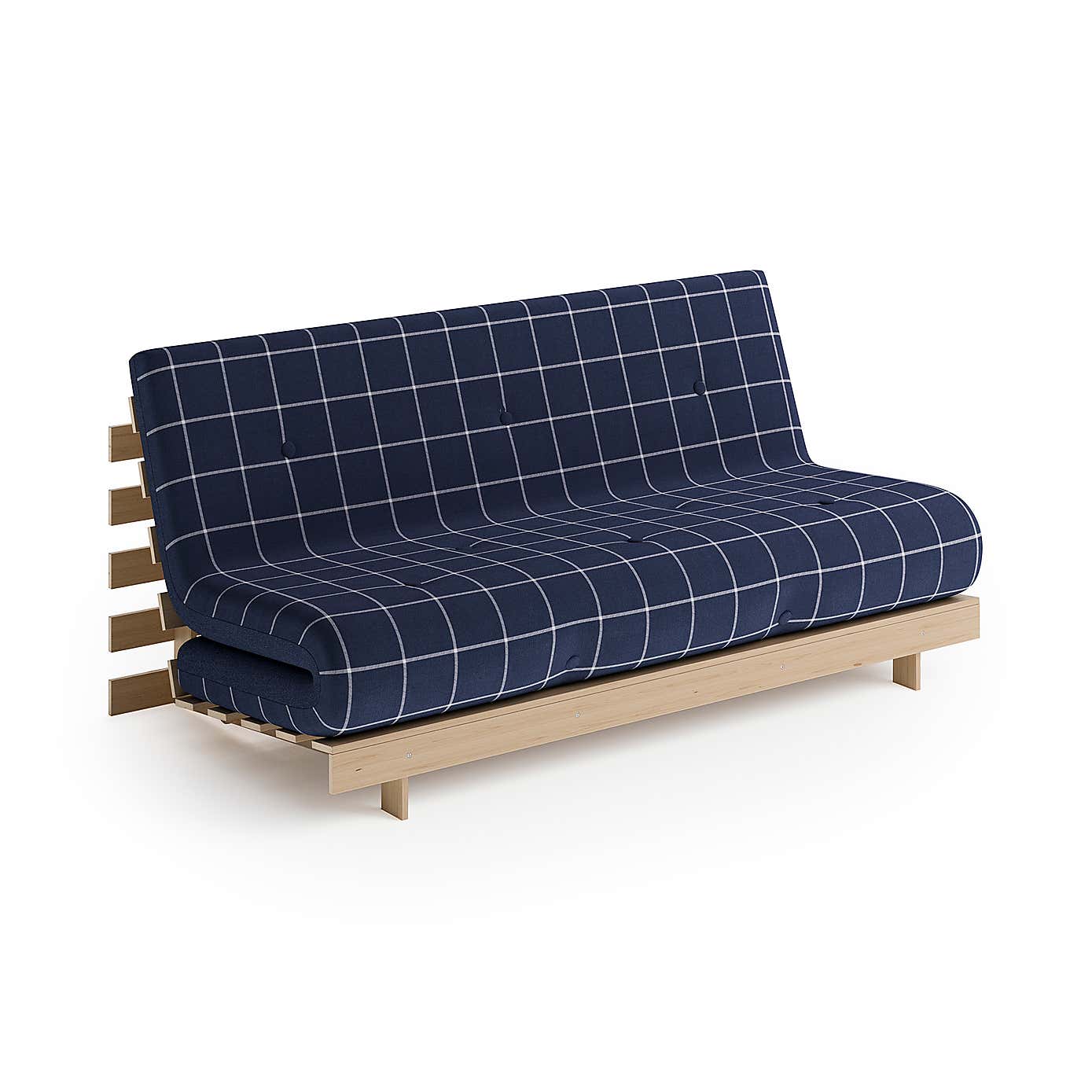 Mito Double Window Pane Check Futon