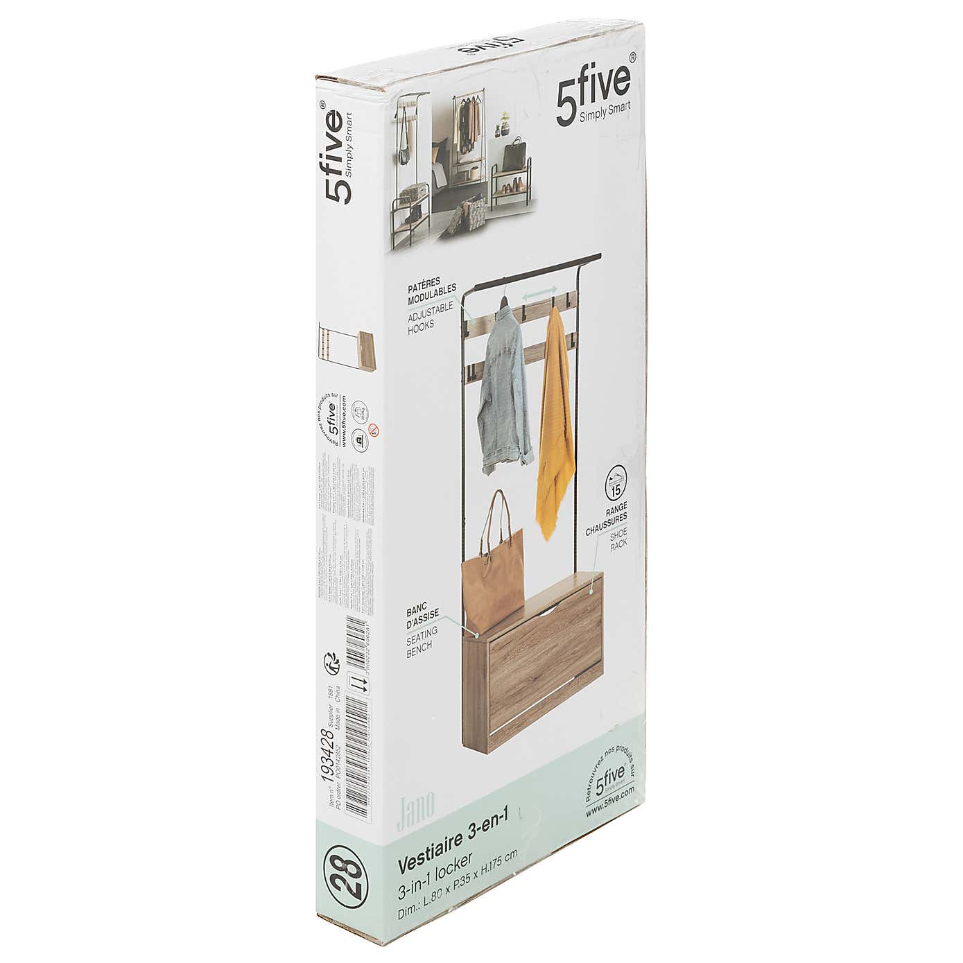 Jano Hall Stand with Shoe Storage