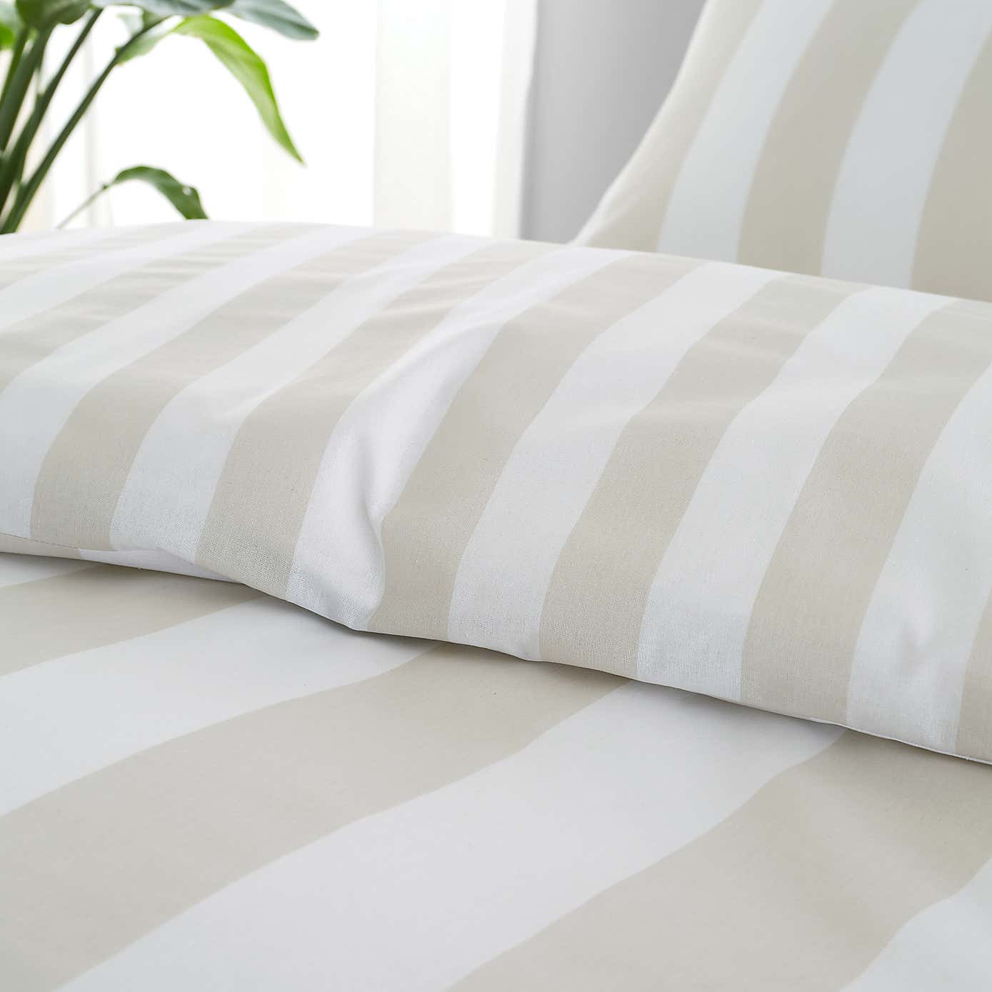 Catherine Lansfield Cove Stripe Duvet Cover and Pillowcase Set