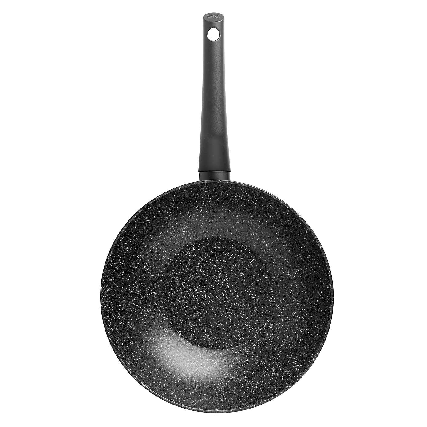 Dunelm Non-Stick Recycled Aluminium Stir Fry Pan, 28cm