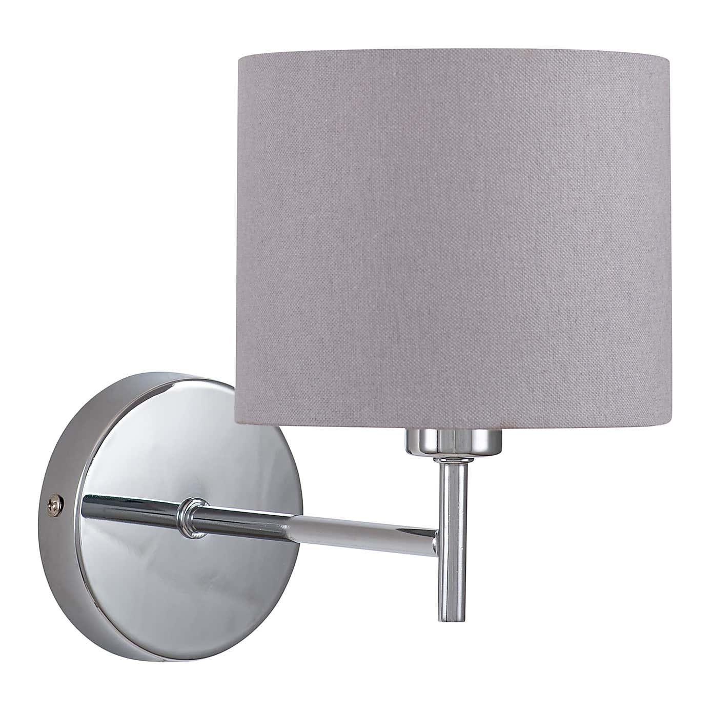 Plaza Metal Straight Arm Wall Light