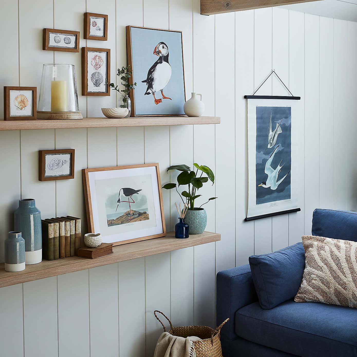 Birds Hanging Canvas 85cm x 62cm